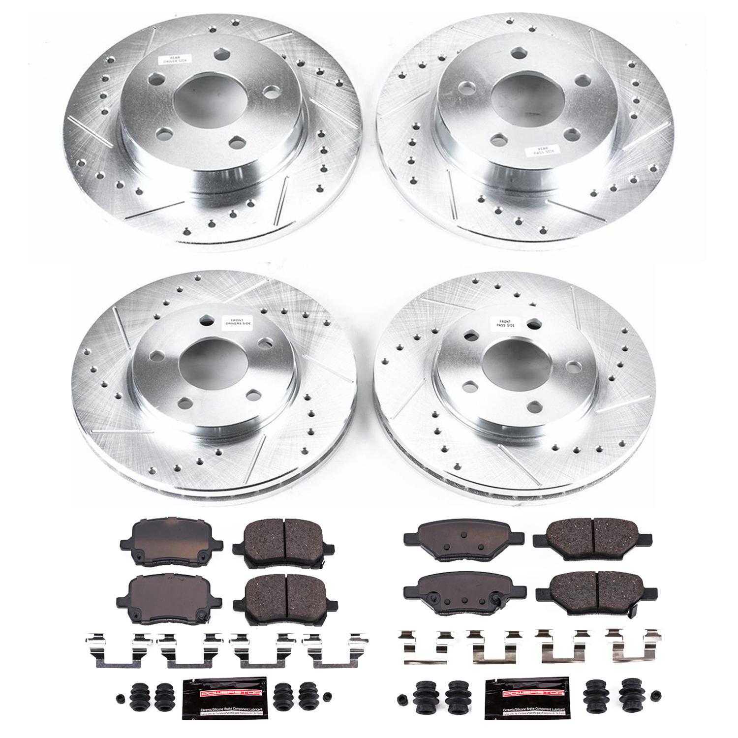 Power Stop 04-08 Chevrolet Malibu Front & Rear Z23 Evolution Sport Brake Kit (1x psbK1616, 1x psbK1617) thumbnail 8