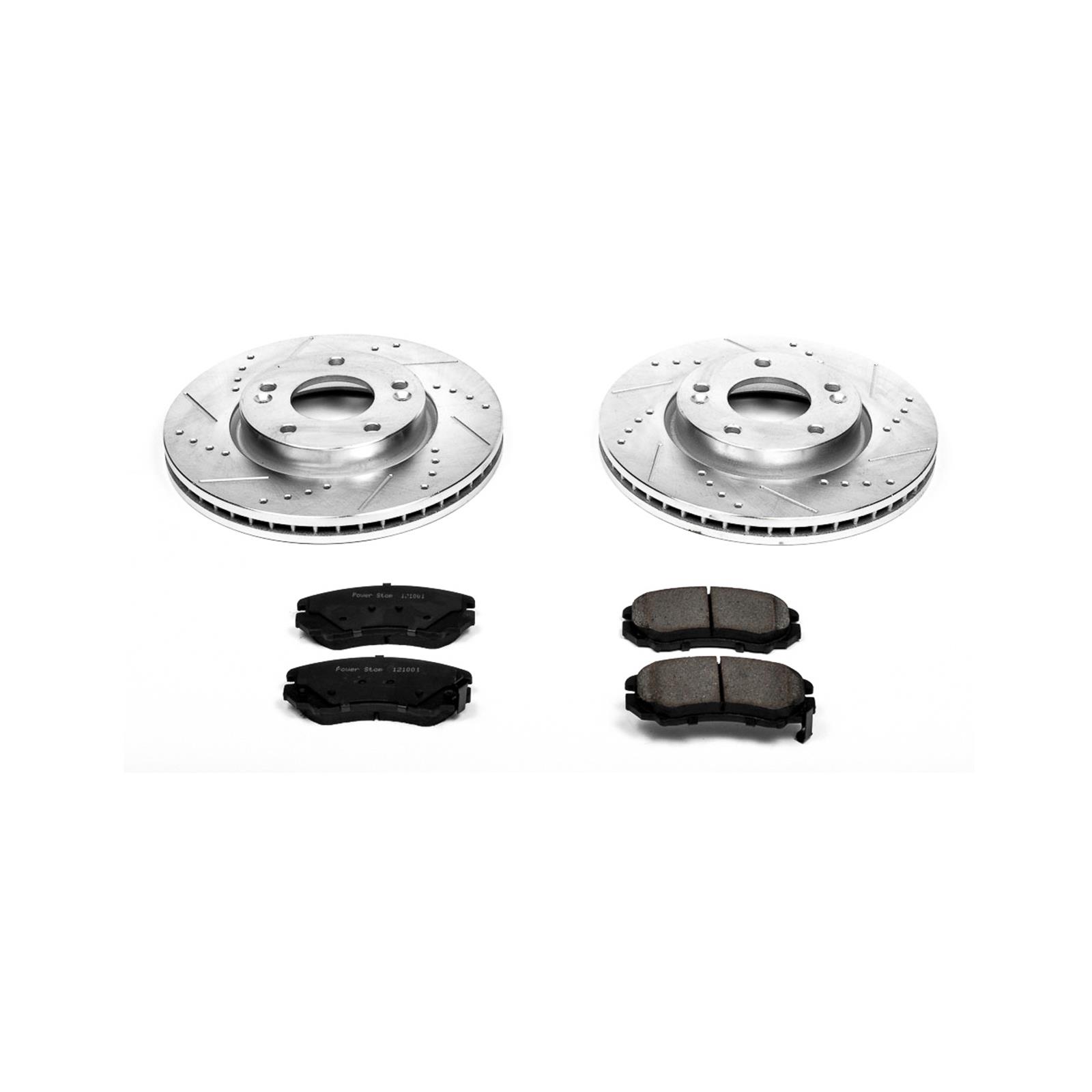 Power Stop K4449 Power Stop Z23 Evolution Sport Brake Upgrade Kits