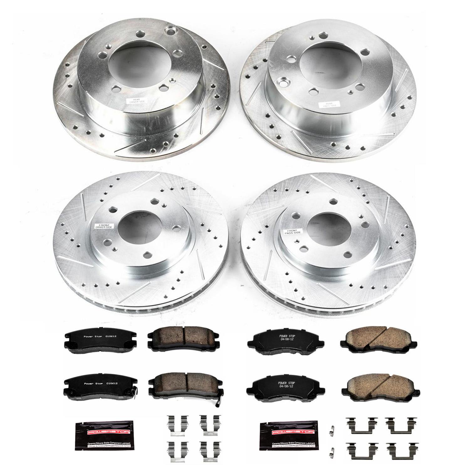 Power Stop 01-05 Chrysler Sebring Front & Rear Z23 Evolution Sport Brake Kit (1x psbK1678, 1x psbK1203) thumbnail 8