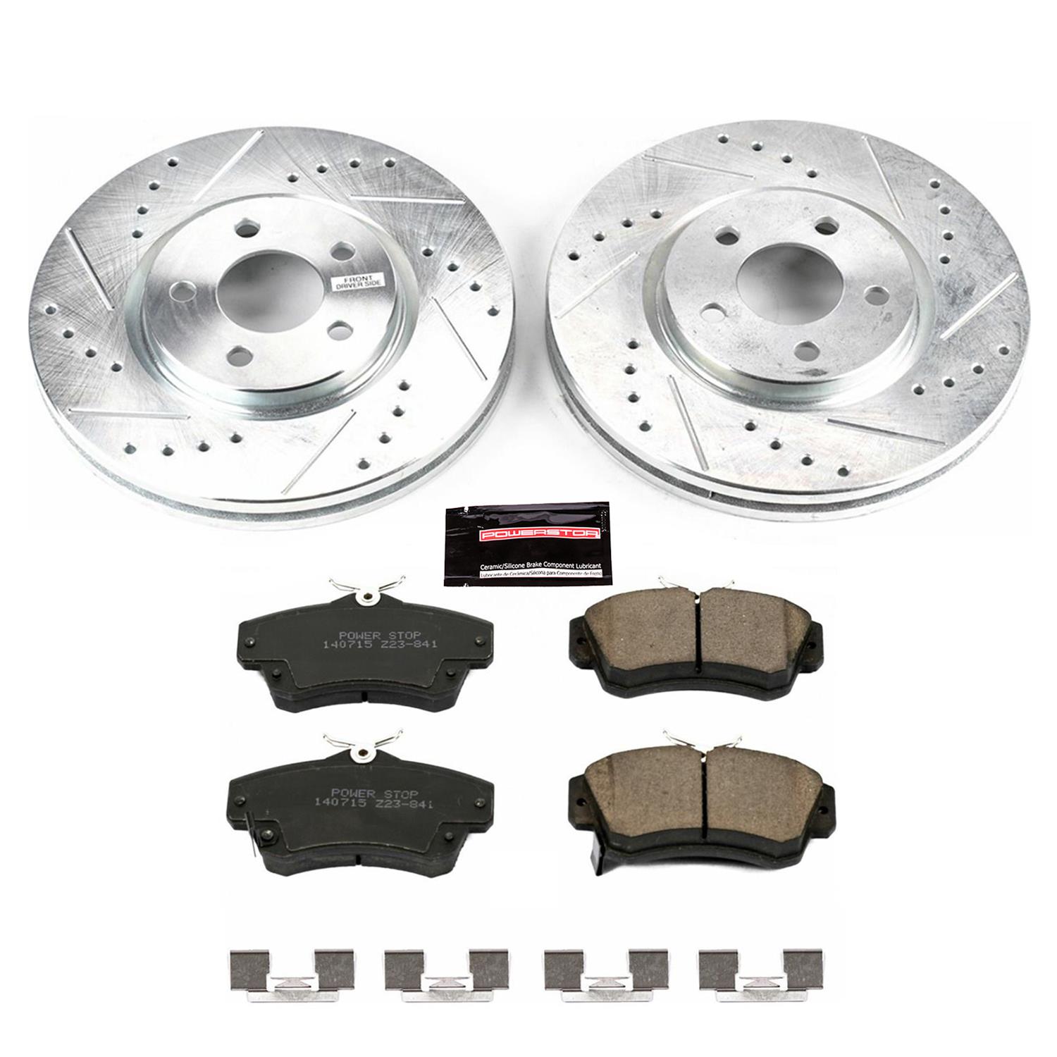Power Stop K1706 Power Stop Z23 Evolution Sport Brake Upgrade Kits