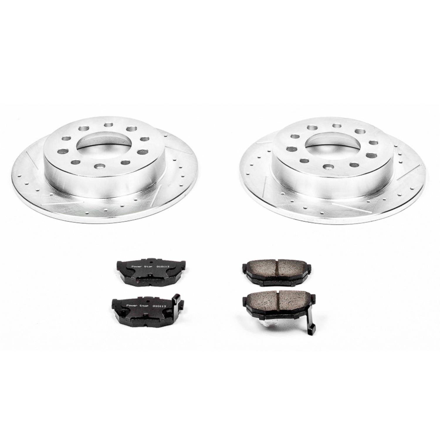 Power Stop 04-06 Hyundai Tiburon Front & Rear Z23 Evolution Sport Brake Kit (1x psbK163, 1x psbK170) thumbnail 4