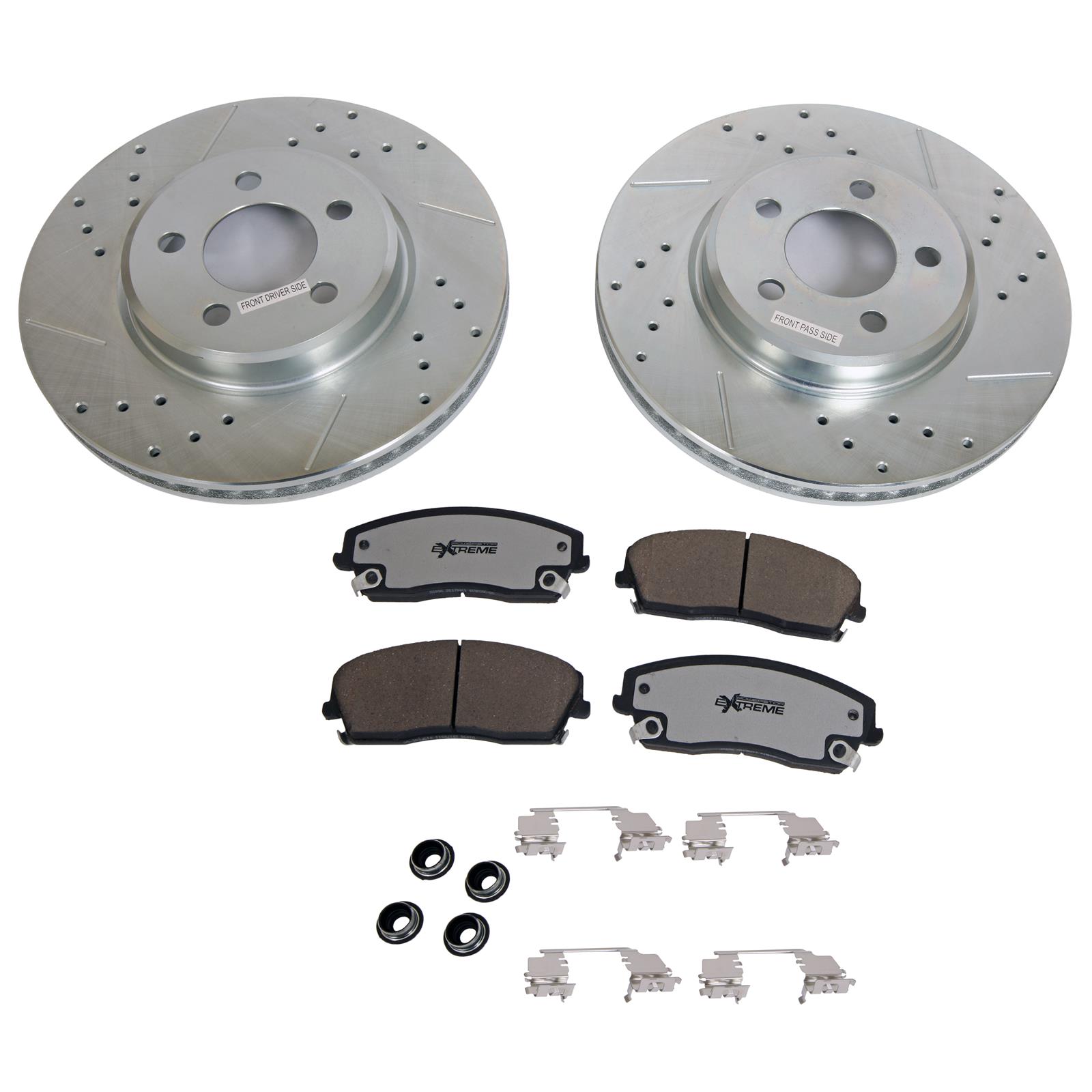 Power Stop K1714-26 1-Click Street Warrior Z26 Brake Kit