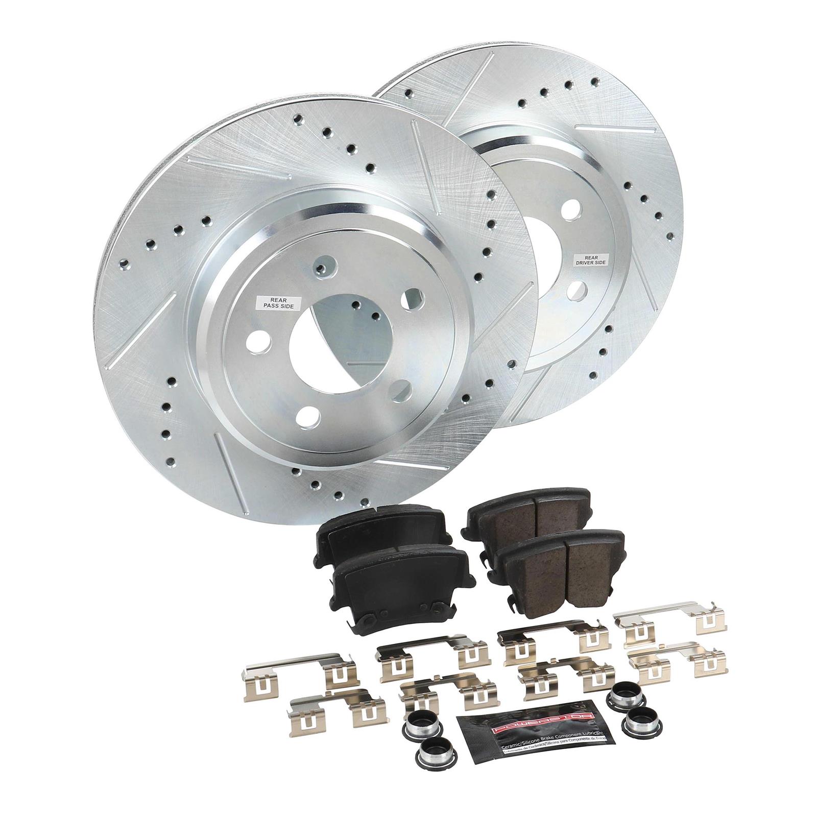 Power Stop K2853 Power Stop Z23 Evolution Sport Brake Upgrade Kits