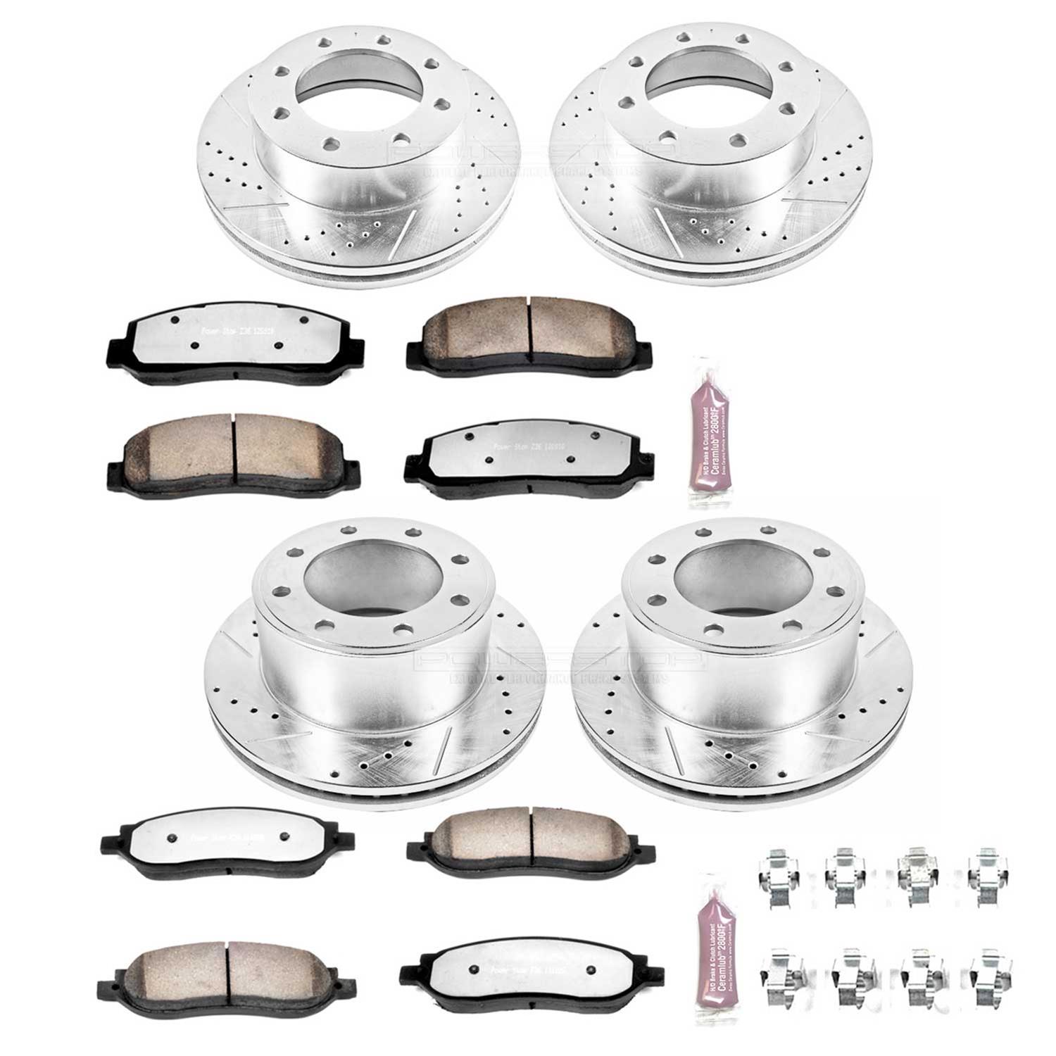 PowerStop Autospecialty Kit | 2007–2008 Ford F-250 Super Duty (KCOE2895)