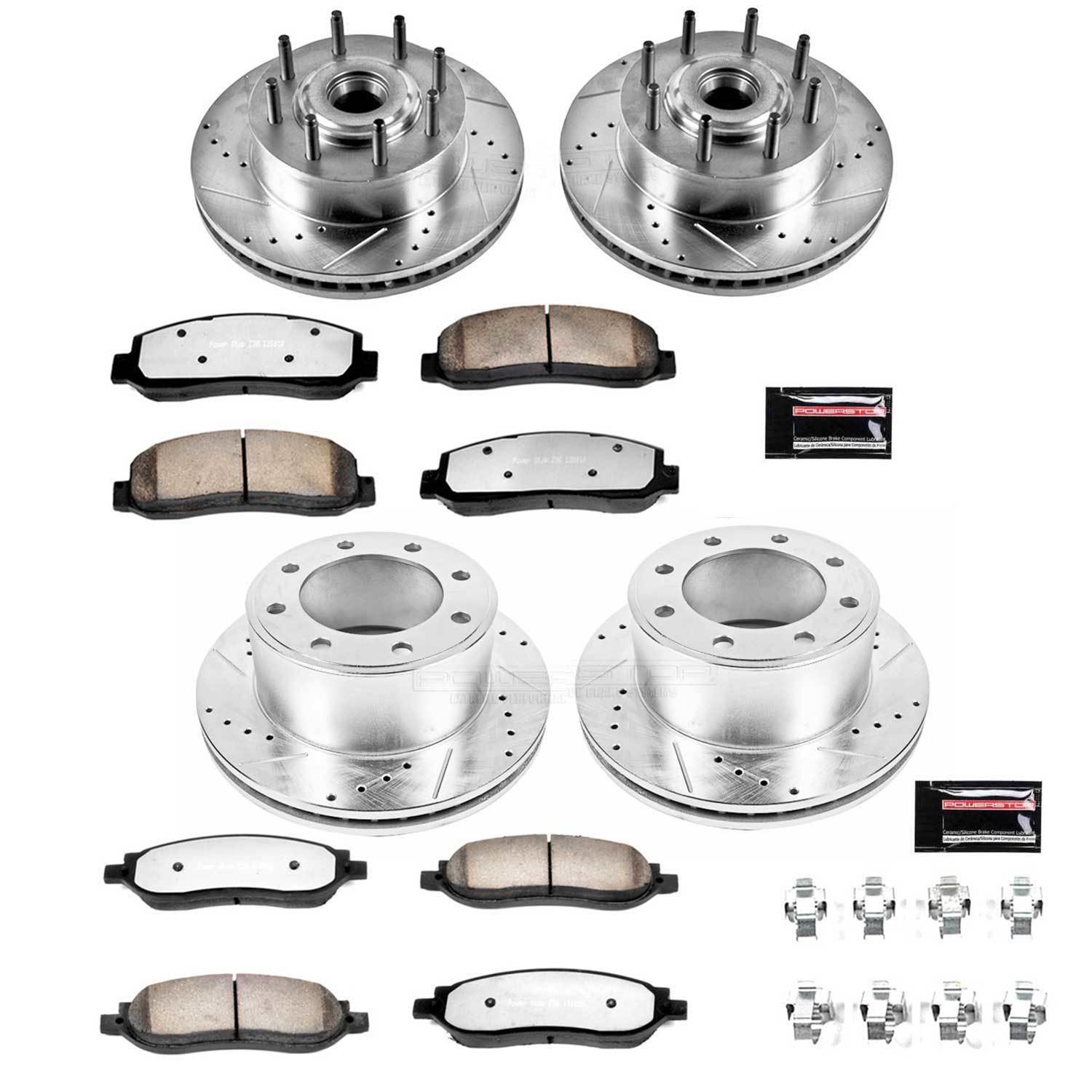 Power Stop 05-07 Ford F-350 Super Duty Front & Rear Z36 Truck & Tow Brake Kit (Bundled Kit) thumbnail 9