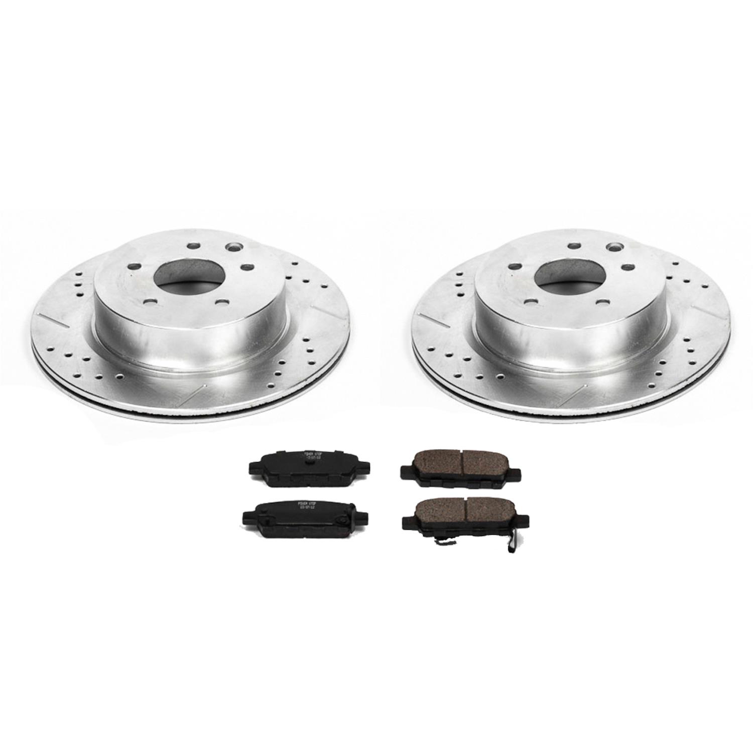 Power Stop 11-12 Infiniti G25 Front & Rear Z23 Evolution Sport Brake Kit w/Calipers (1x psbK179, 1x psbK112, 1x psbS6036, 1x psbS2870B) thumbnail 7