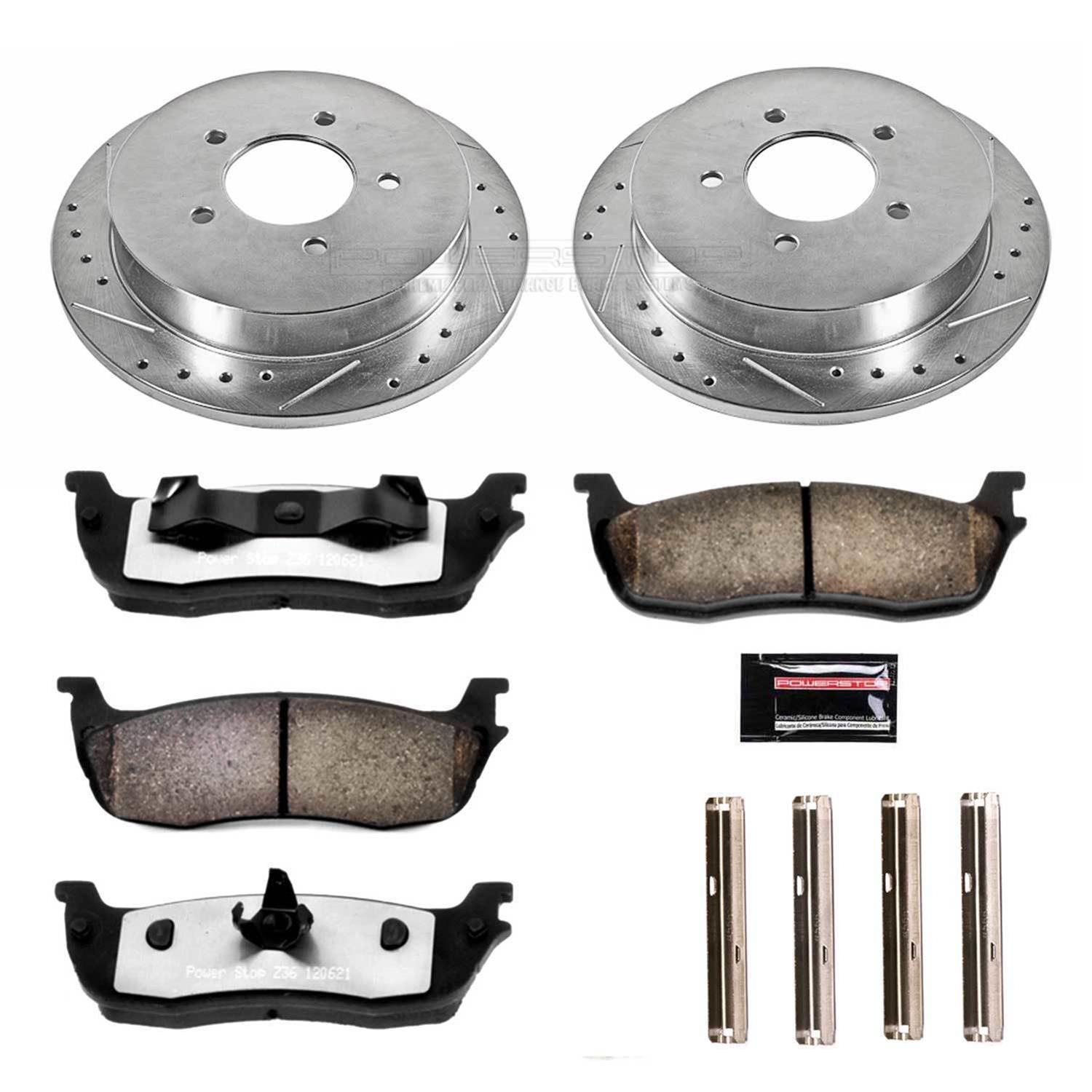 PowerStop K1867-36 PowerStop Z36 Truck and Tow Brake Upgrade Kits