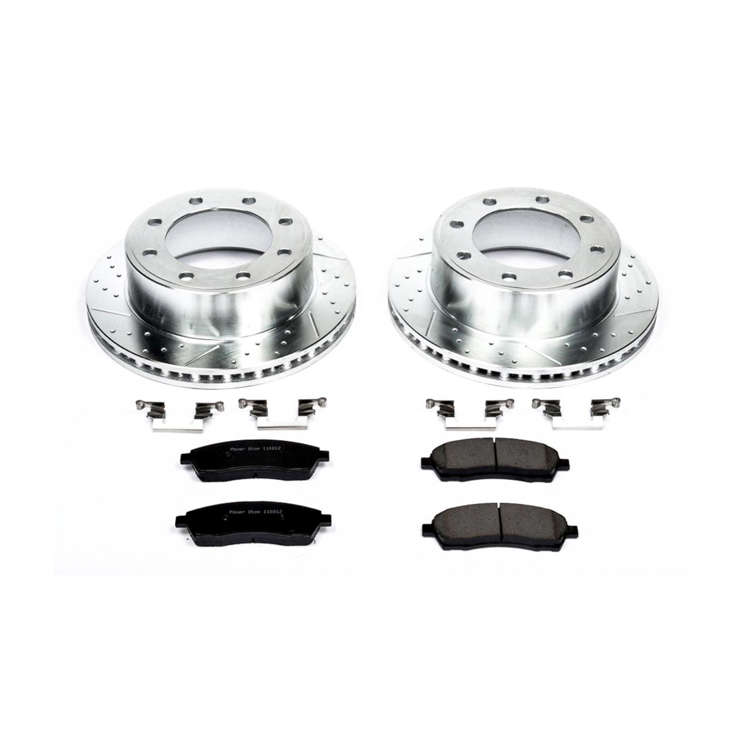 Power Stop 00-05 Ford Excursion Front & Rear Z23 Evolution Sport Brake Kit (1x psbK1890, 1x psbK1905) thumbnail 4
