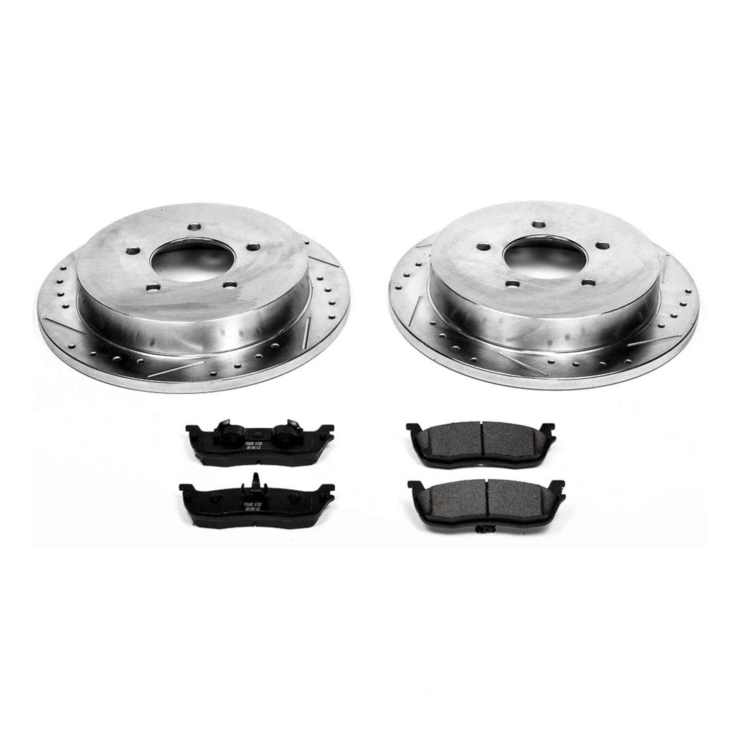 Power Stop 00-03 Ford F-150 Front & Rear Z23 Evolution Sport Brake Kit (1x psbK1913, 1x psbK1866) thumbnail 4