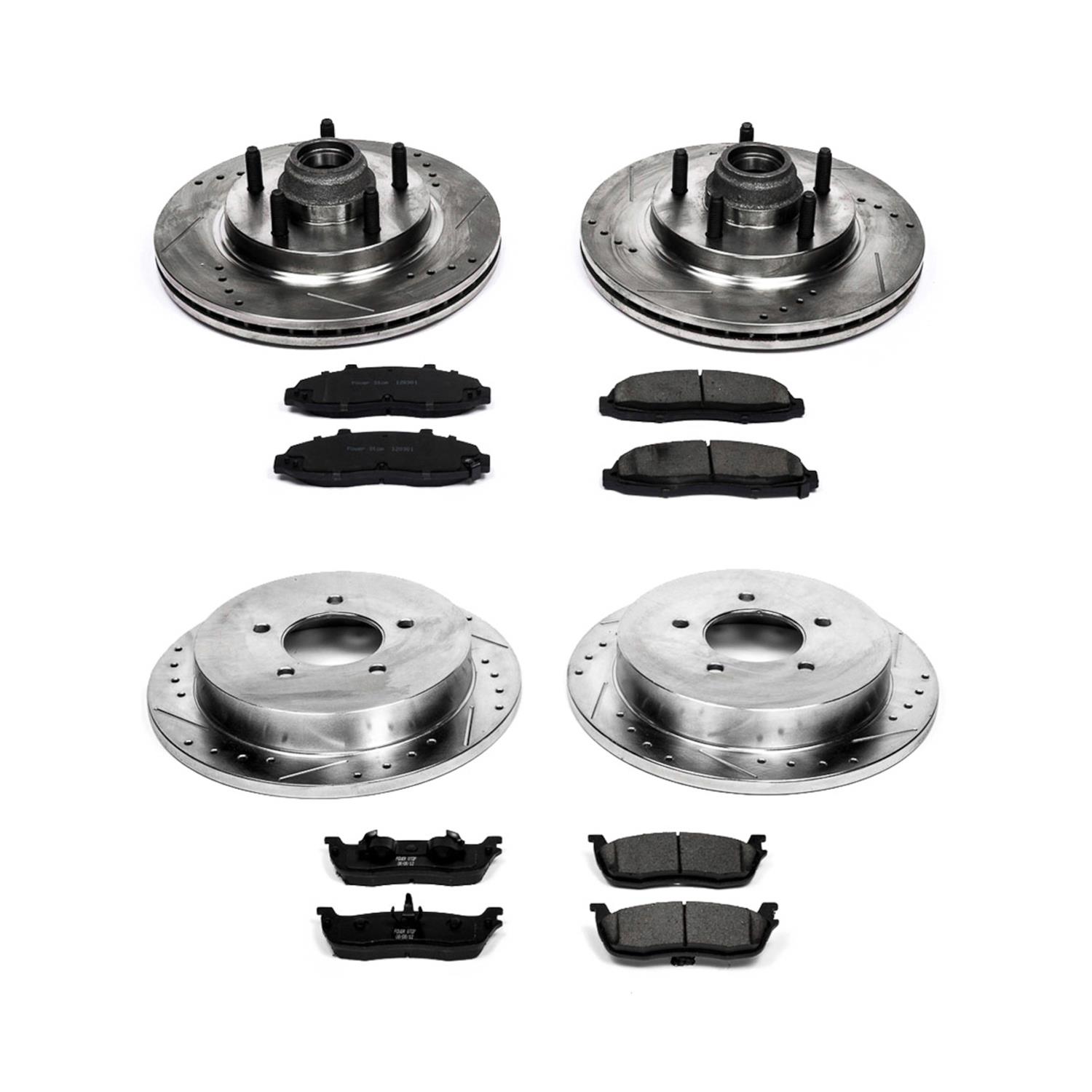 Power Stop K1915 Power Stop Z23 Evolution Sport Brake Upgrade Kits