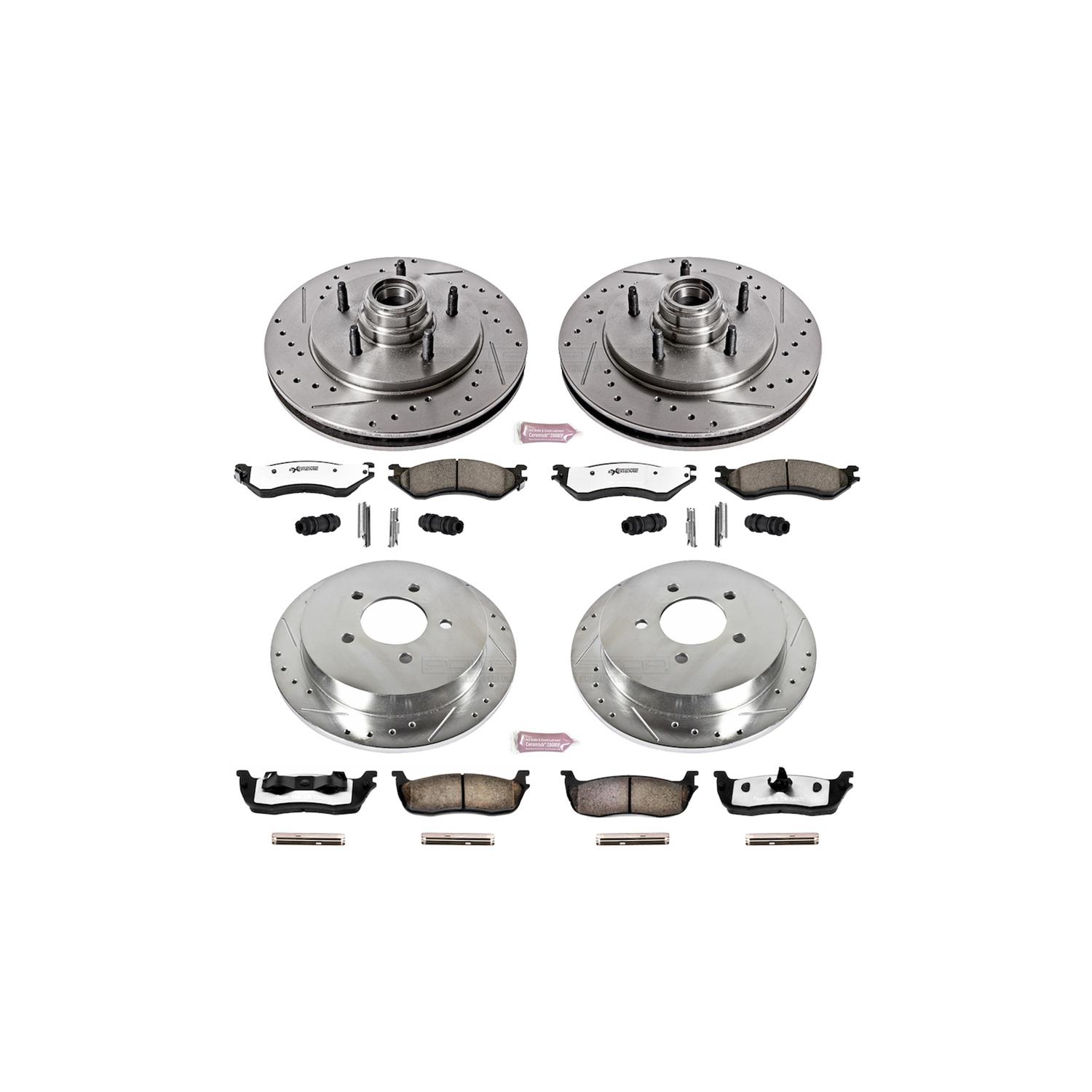 Power Stop 00-02 Ford Expedition Front & Rear Z36 Truck & Tow Brake Kit (1x psbK1913-36, 1x psbK1916-36) thumbnail 7