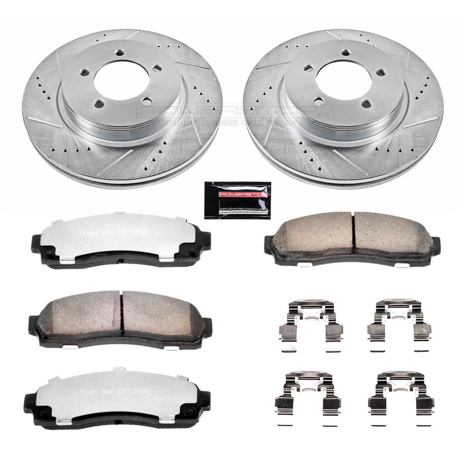 Power Stop 02-05 Ford Explorer Front & Rear Z36 Truck & Tow Brake Kit w/Calipers (1x psbKC1931-36, 1x psbKC3150-36) thumbnail 6