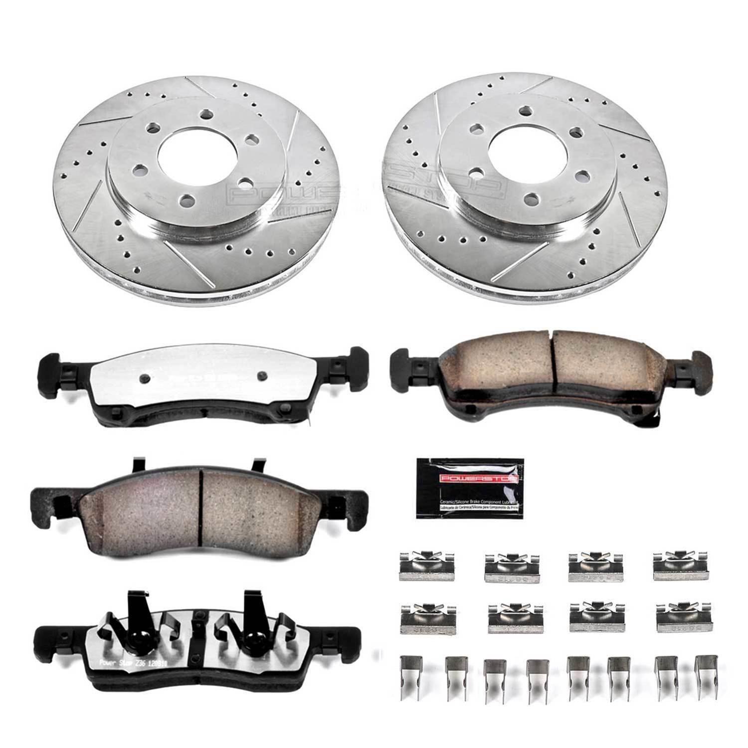 Power Stop 02-06 Ford Expedition Front & Rear Z36 Truck & Tow Brake Kit (1x psbK1935-36, 1x psbK1933-36) thumbnail 7