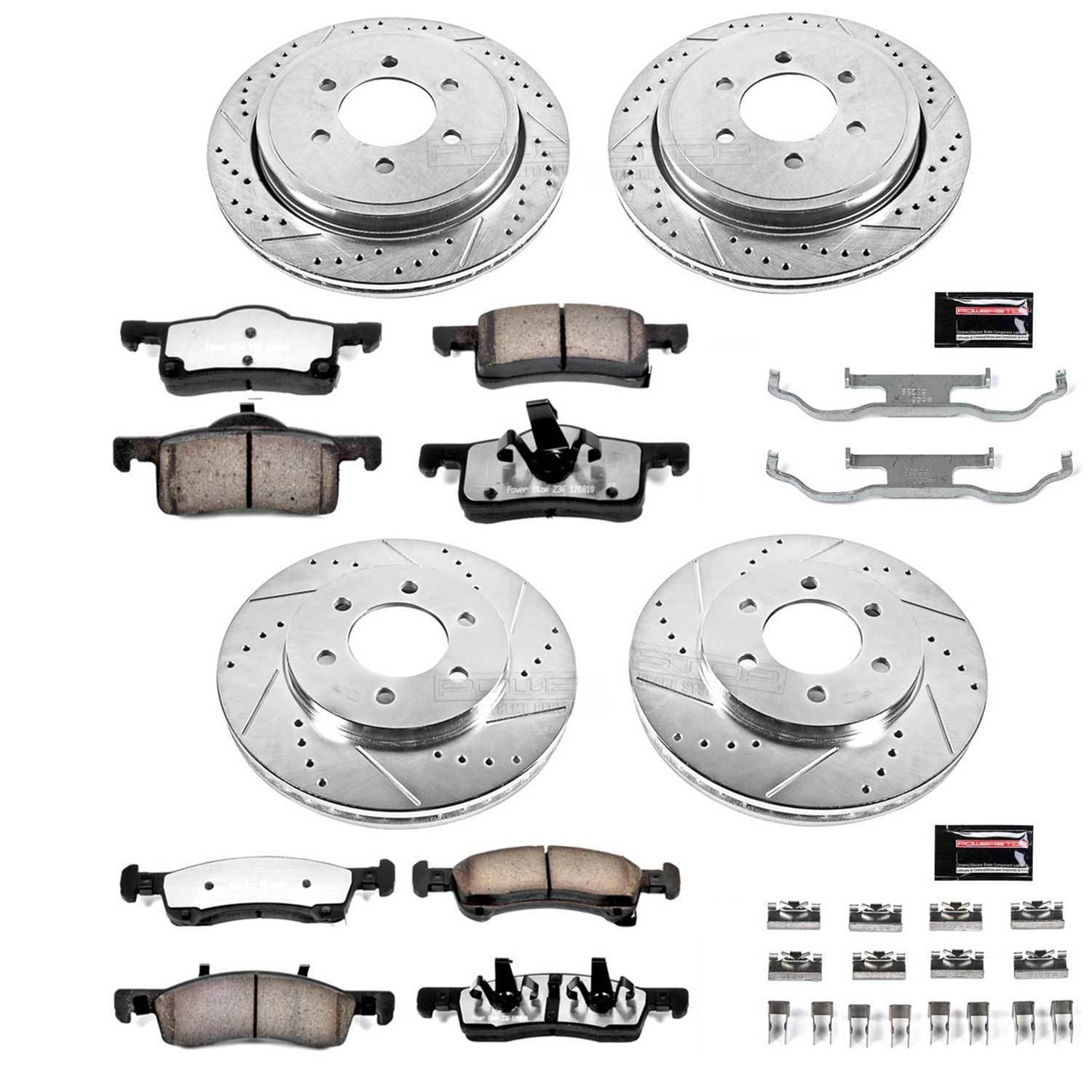 Power Stop 02-06 Ford Expedition Front & Rear Z36 Truck & Tow Brake Kit (1x psbK1935-36, 1x psbK1933-36) thumbnail 4