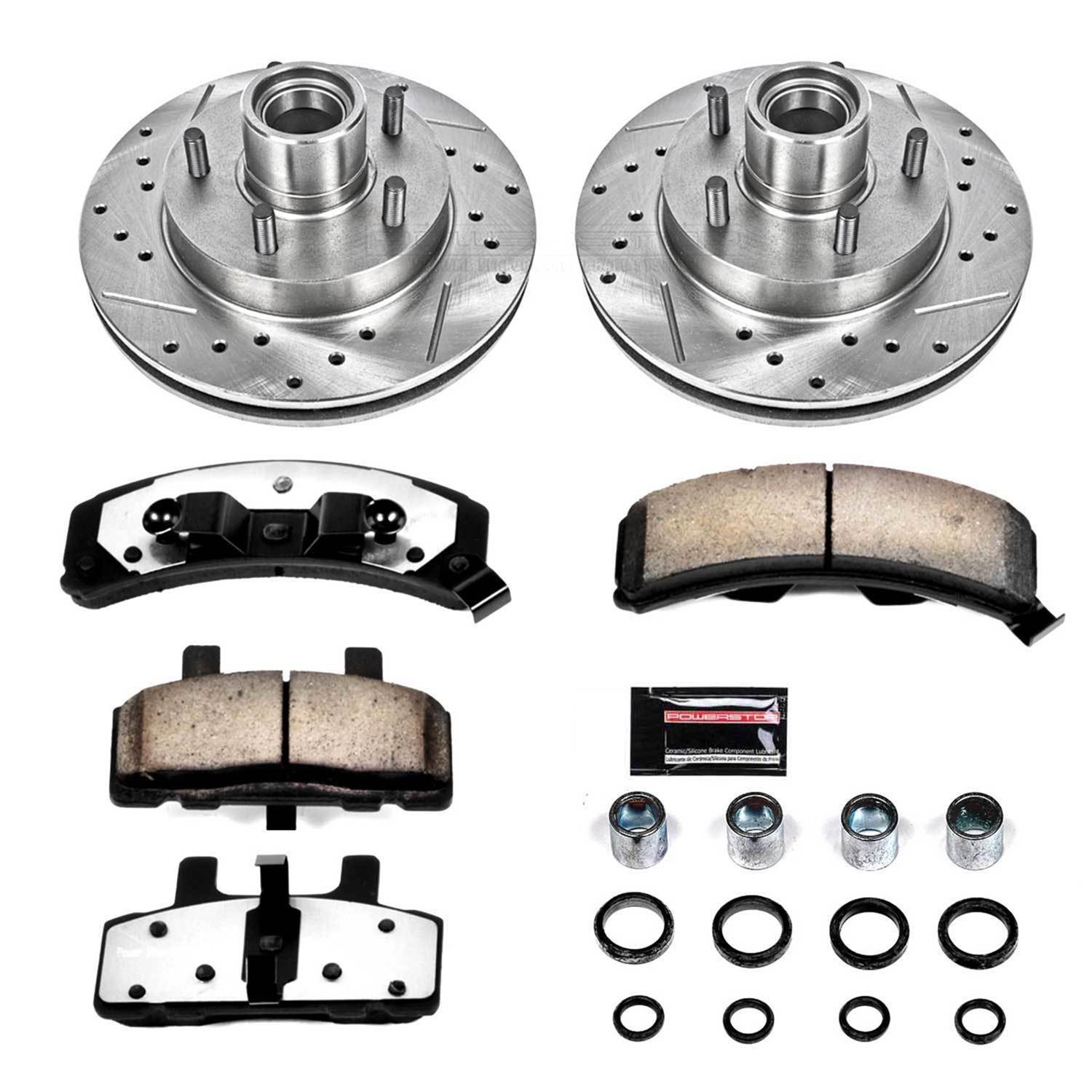 PowerStop K15051DK-36 PowerStop Z36 Truck and Tow Disc and Drum