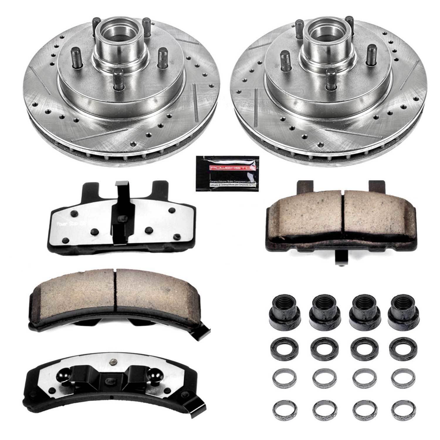 PowerStop KC1990-36 PowerStop Z36 Truck and Tow Brake Upgrade Kits