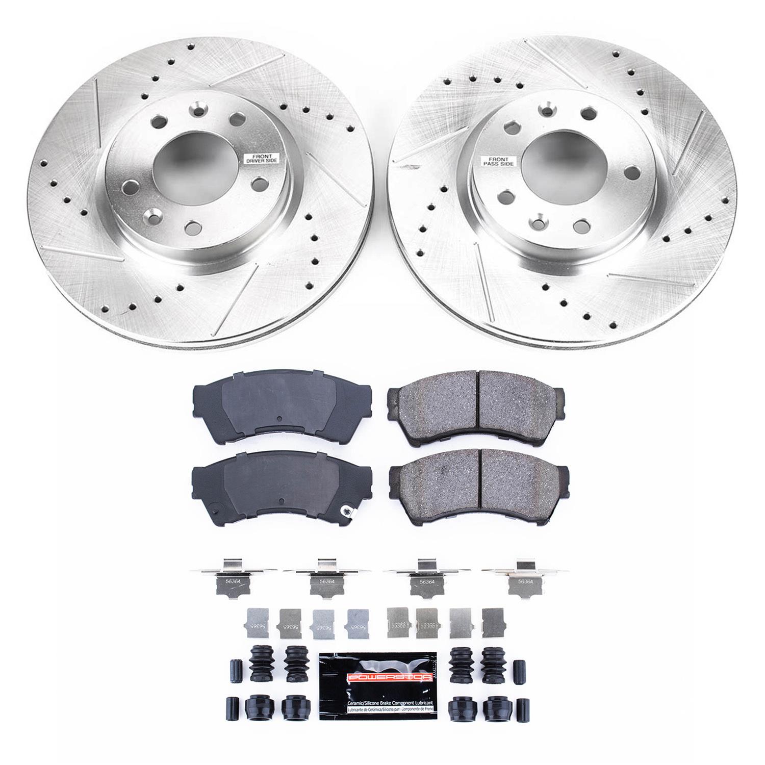 Power Stop 06-12 Ford Fusion Front Z23 Evolution Sport Brake Kit w/Calipers (1x psbS5000, 1x psbK199) thumbnail 9