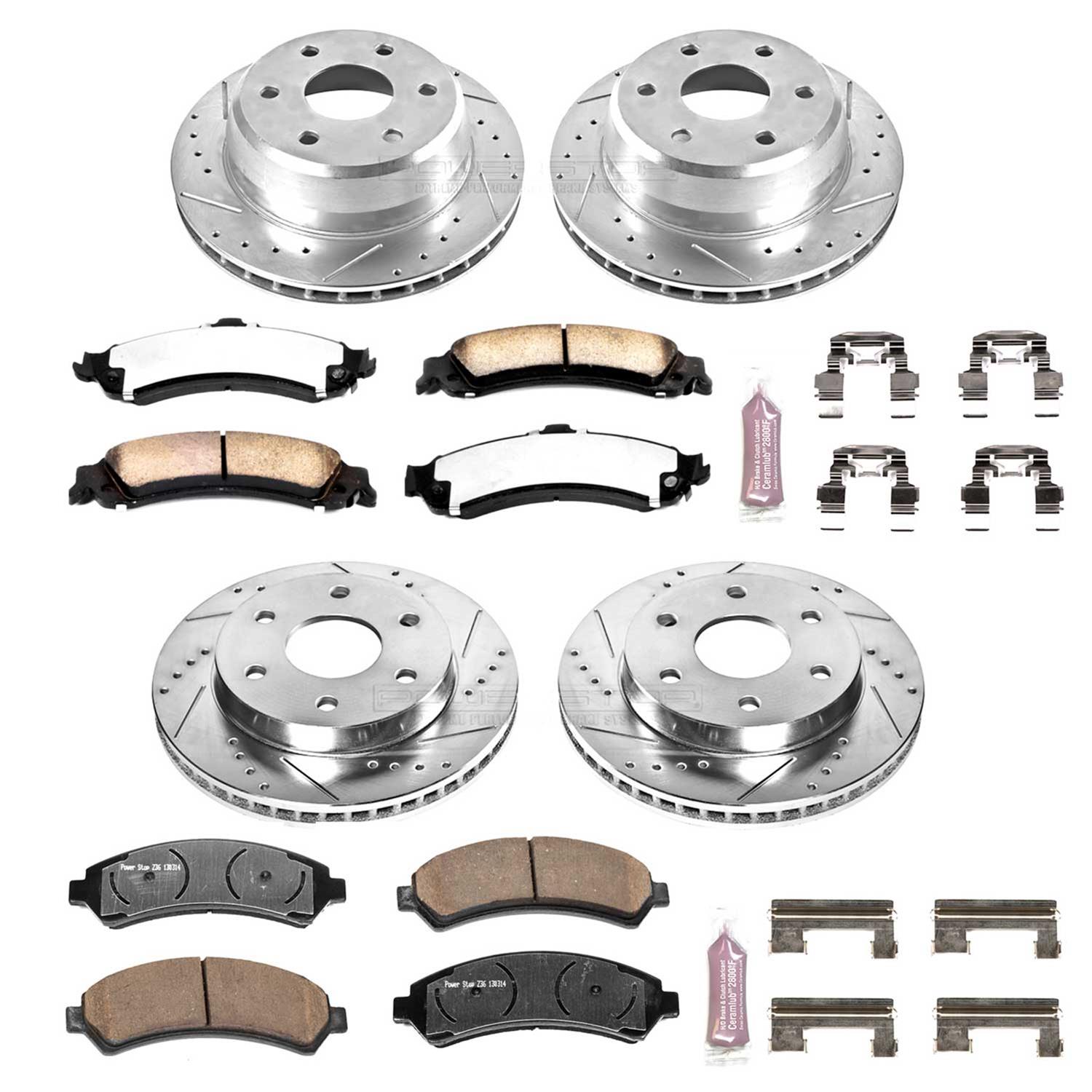 Power Stop K201536 Power Stop Z36 Truck and Tow Brake Upgrade Kits