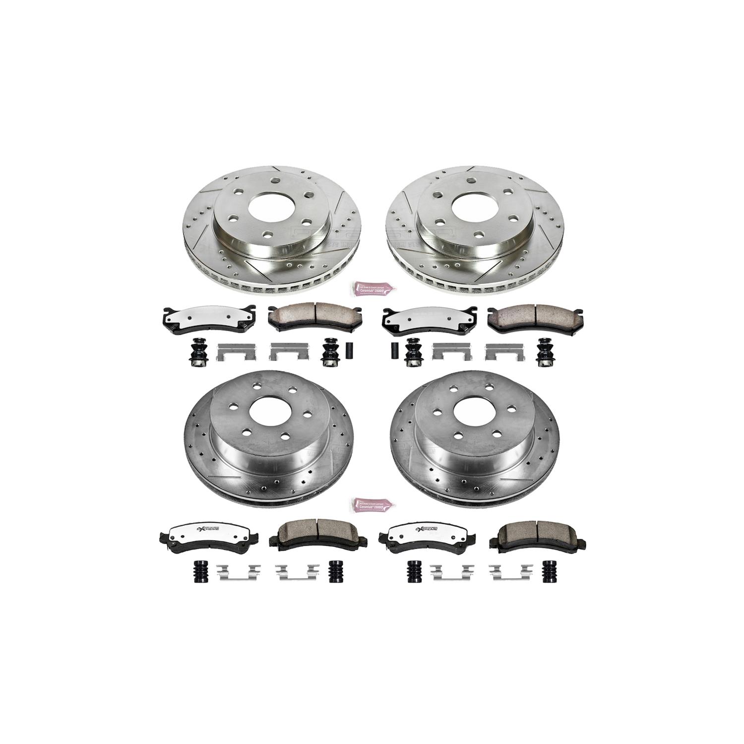 Power Stop 03-05 Chevrolet Express 2500 Front & Rear Z36 Truck & Tow Brake Kit (1x psbK2065-36, 1x psbK2009-36) thumbnail 7