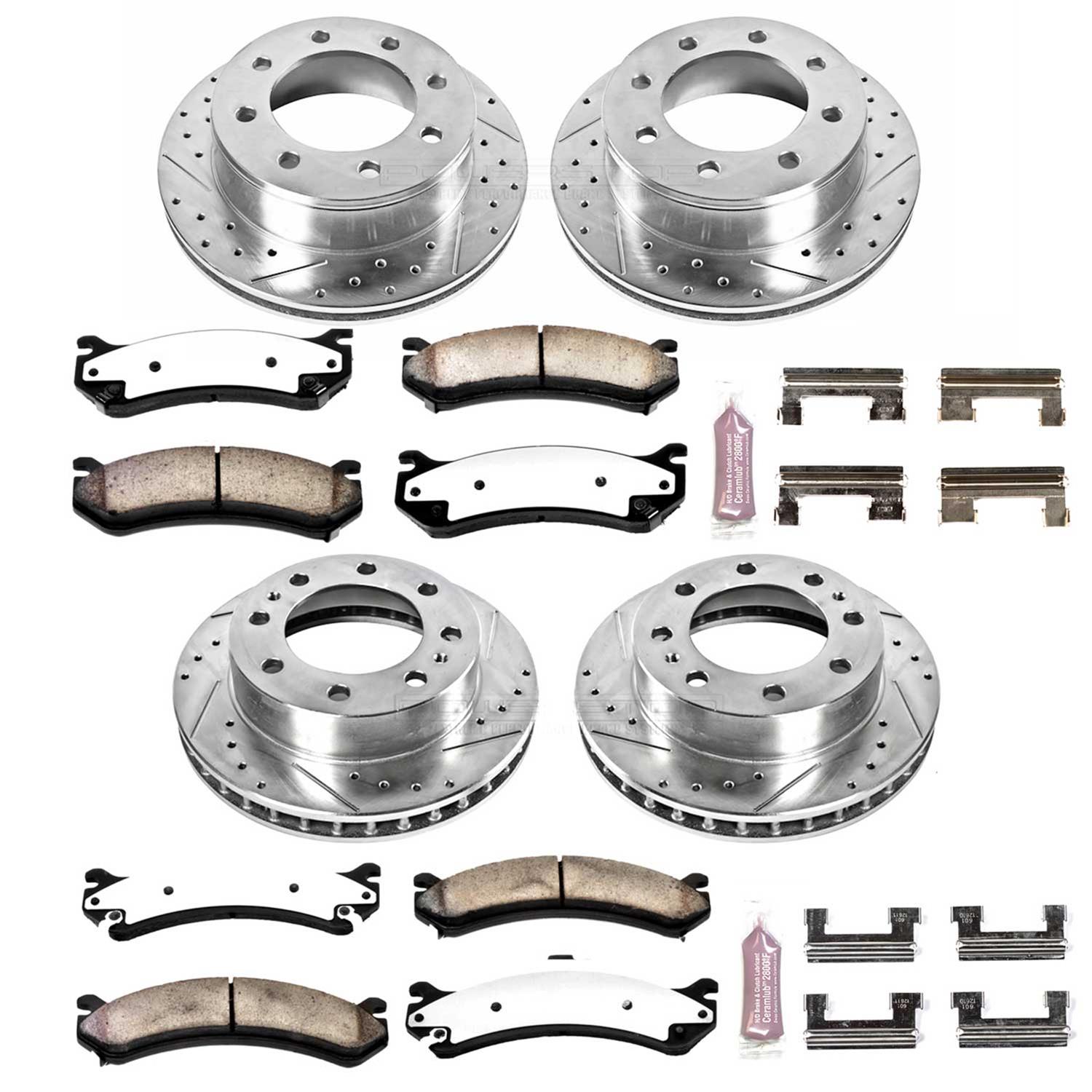 Power Stop K2027 36 Power Stop Z36 Truck And Tow Brake Upgrade Kits 