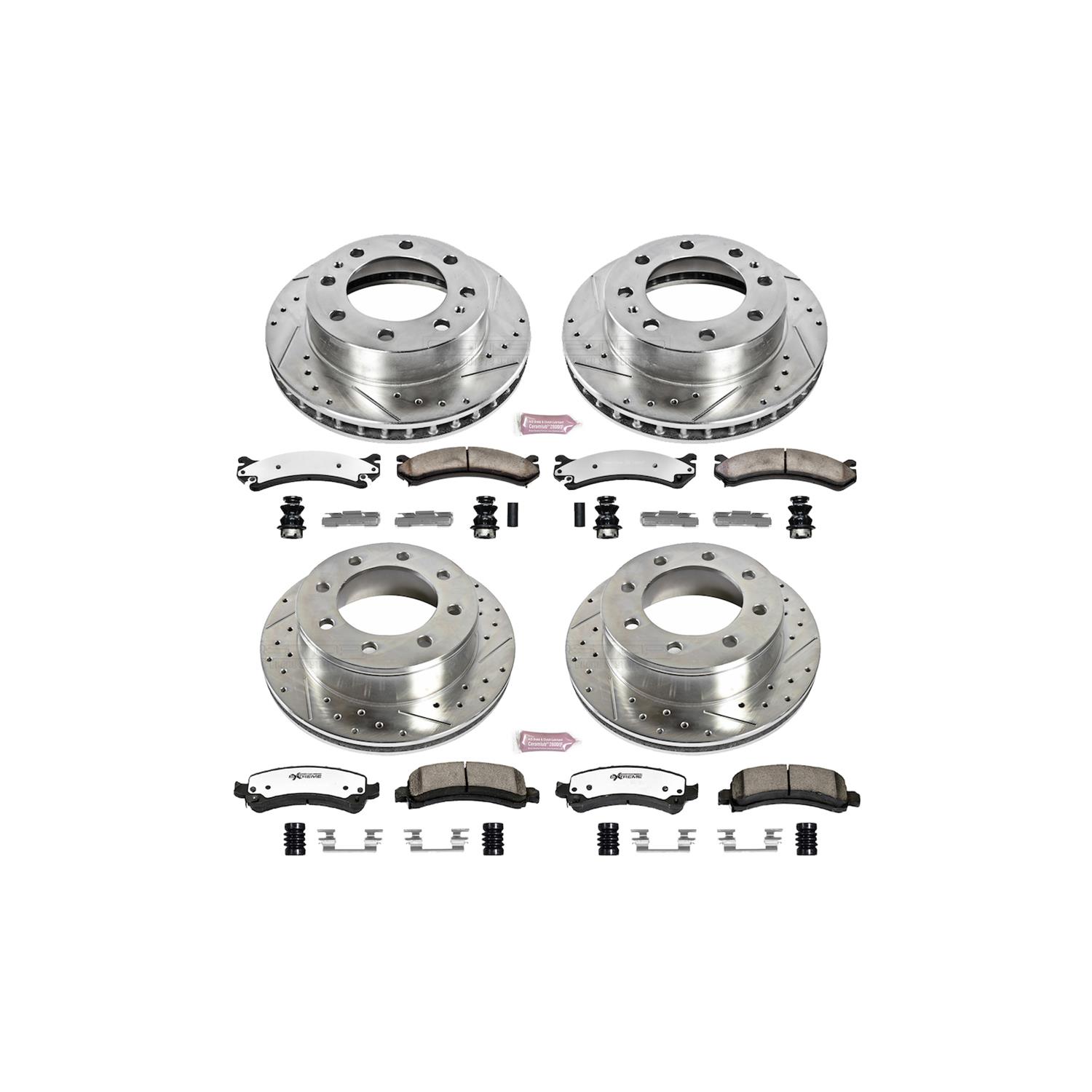 Power Stop 06-17 Chevrolet Express 2500 Front & Rear Z36 Truck & Tow Brake Kit (1x psbK2043-36, 1x psbK2020-36) thumbnail 6