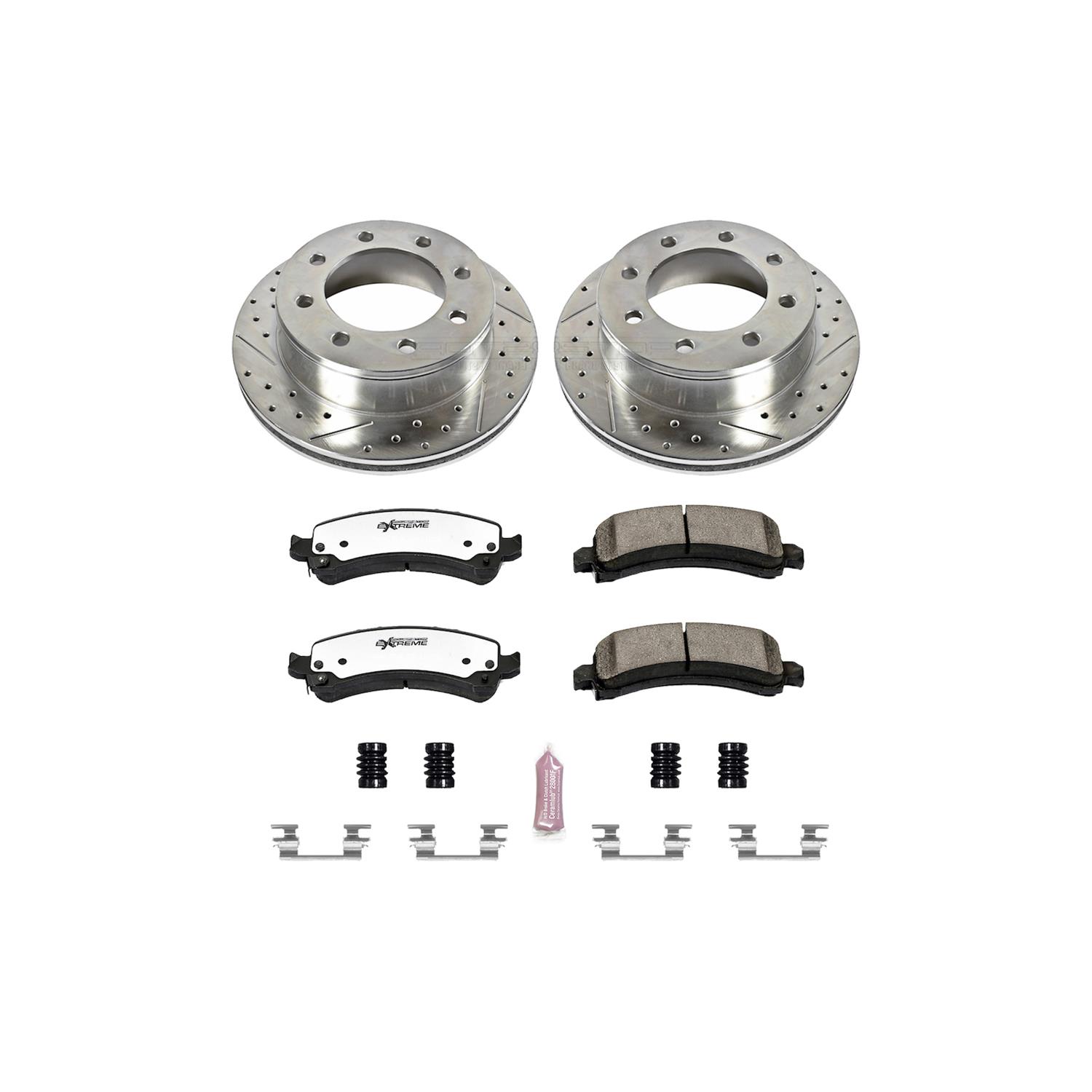Power Stop 14-19 Chevrolet Express 3500 Front & Rear Z36 Truck & Tow Brake Kit (1x psbK2043-36, 1x psbK2071-36) thumbnail 7