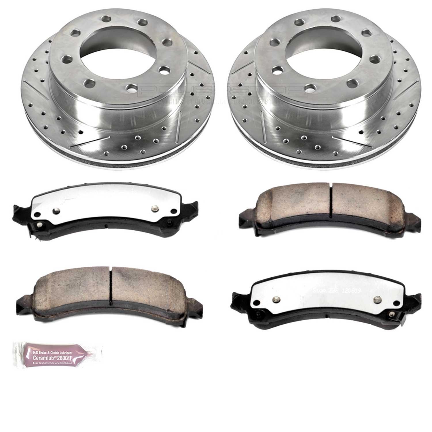 Power Stop K6251-36 Rear Z36 Truck and Tow Brake Kit