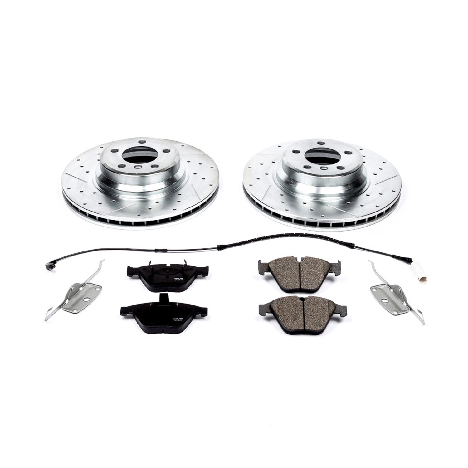 Power Stop 06-08 BMW 750i Front & Rear Z23 Evolution Sport Brake Kit (1x psbK2054, 1x psbK5283) thumbnail 4