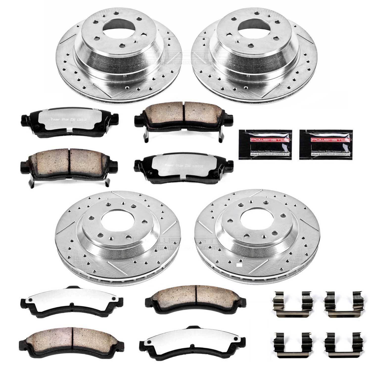 Power Stop 04-05 Buick Rainier Front & Rear Z36 Truck & Tow Brake Kit (1x psbK2057-36, 1x psbK2050-36) thumbnail 4