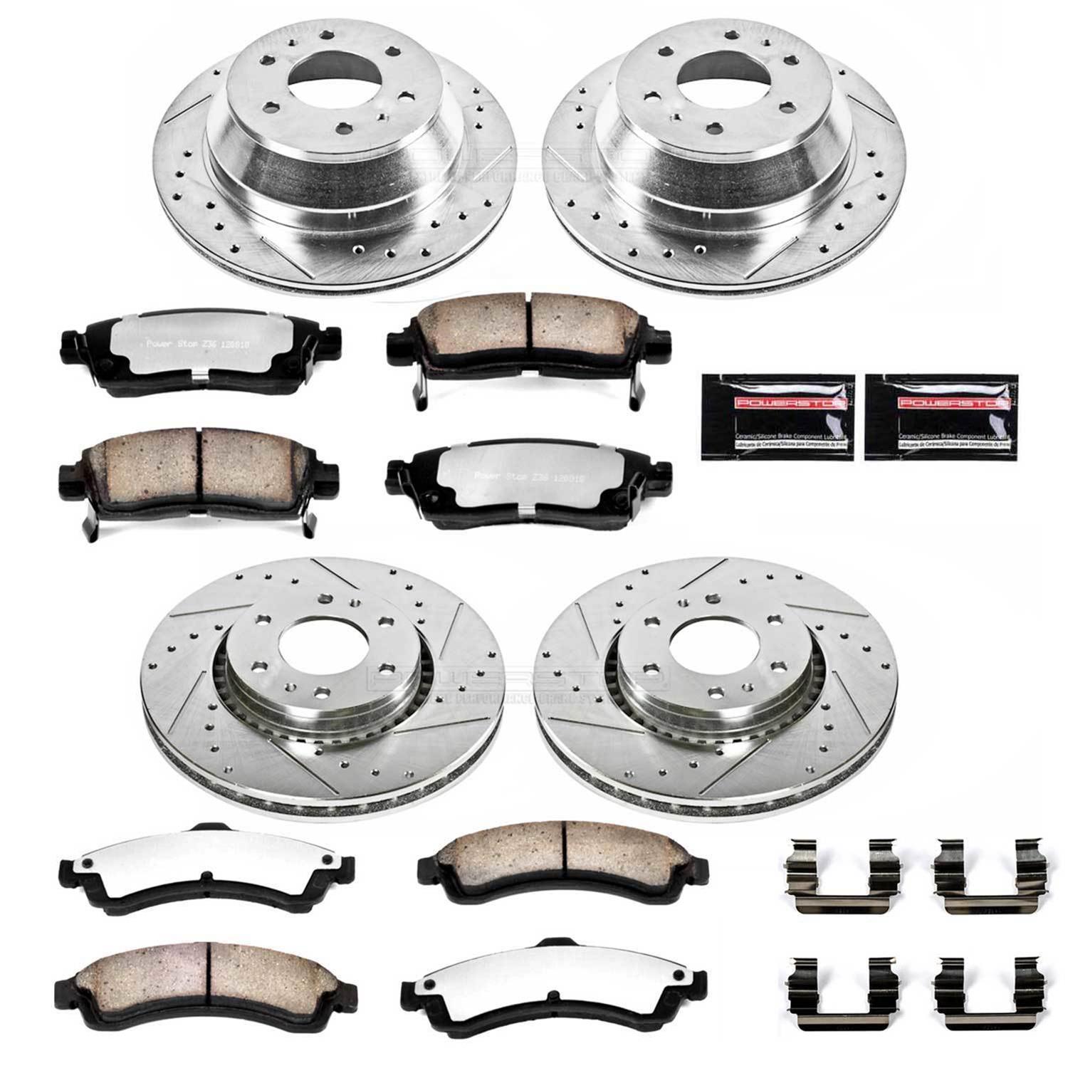 Power Stop 04-05 Buick Rainier Front & Rear Z36 Truck & Tow Brake Kit (1x psbK2061-36, 1x psbK2050-36) thumbnail 4