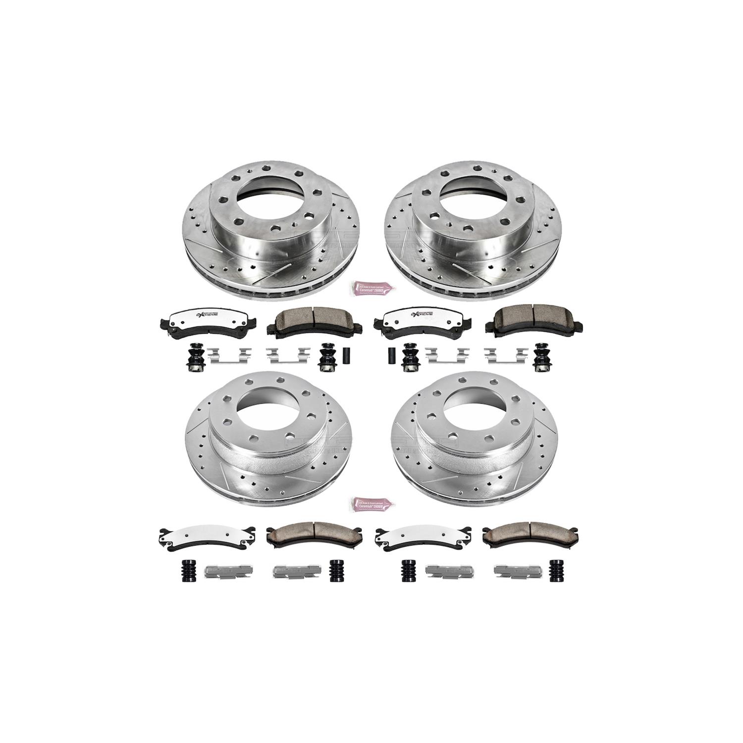 Power Stop 14-19 Chevrolet Express 3500 Front & Rear Z36 Truck & Tow Brake Kit (1x psbK2039-36, 1x psbK2071-36) thumbnail 7