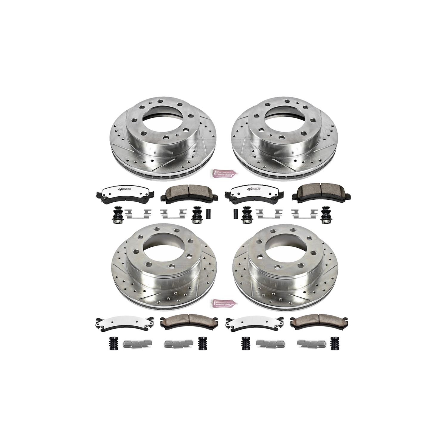 Power Stop 14-19 Chevrolet Express 3500 Front & Rear Z36 Truck & Tow Brake Kit (1x psbK2043-36, 1x psbK2071-36) thumbnail 6