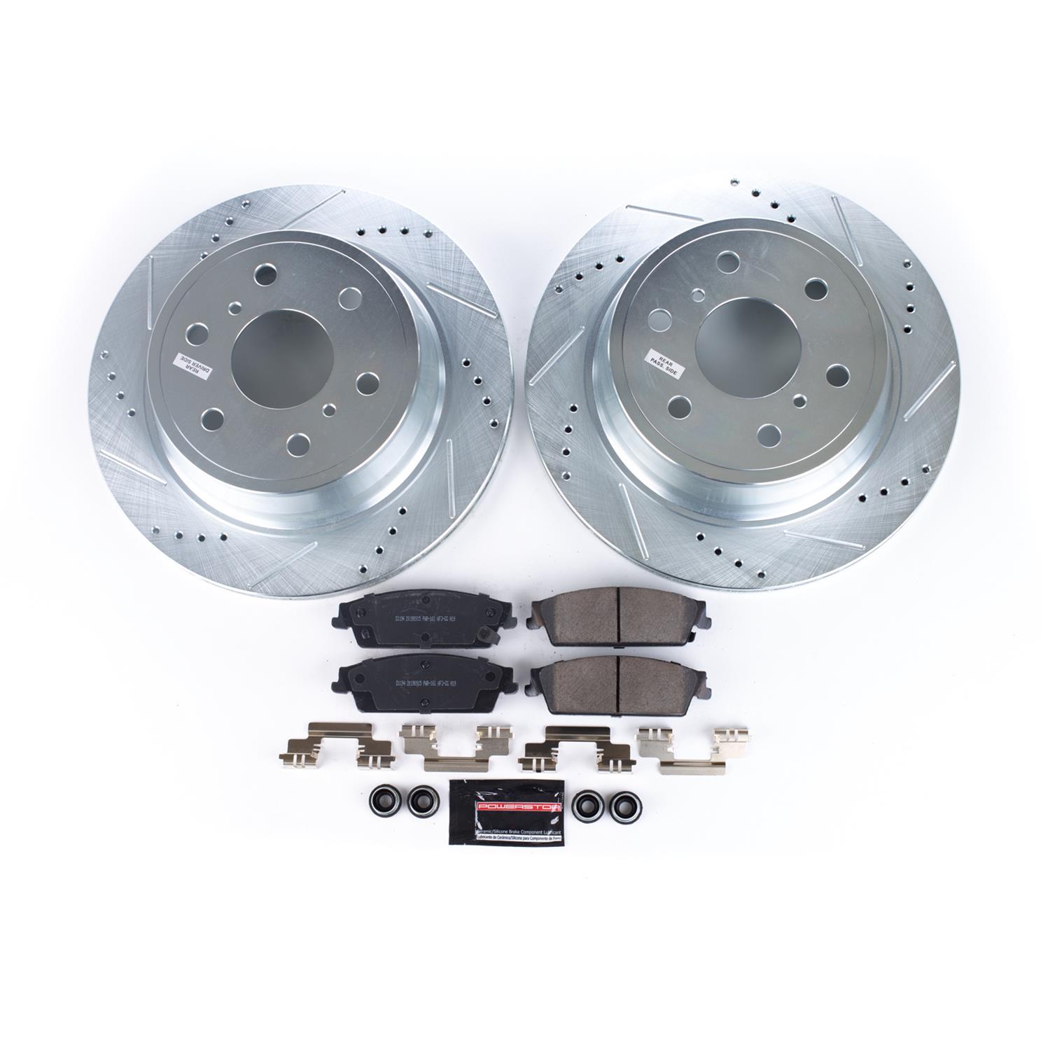 PowerStop Rear Z23 Evolution Sport Brake Kit | Chevrolet Colorado (15-18) (K7127) main image 1