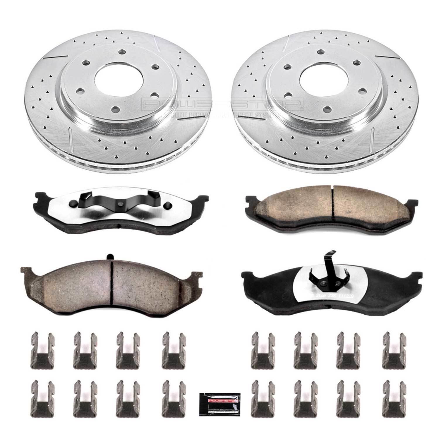 PowerStop KC2119-36 PowerStop Z36 Truck and Tow Brake