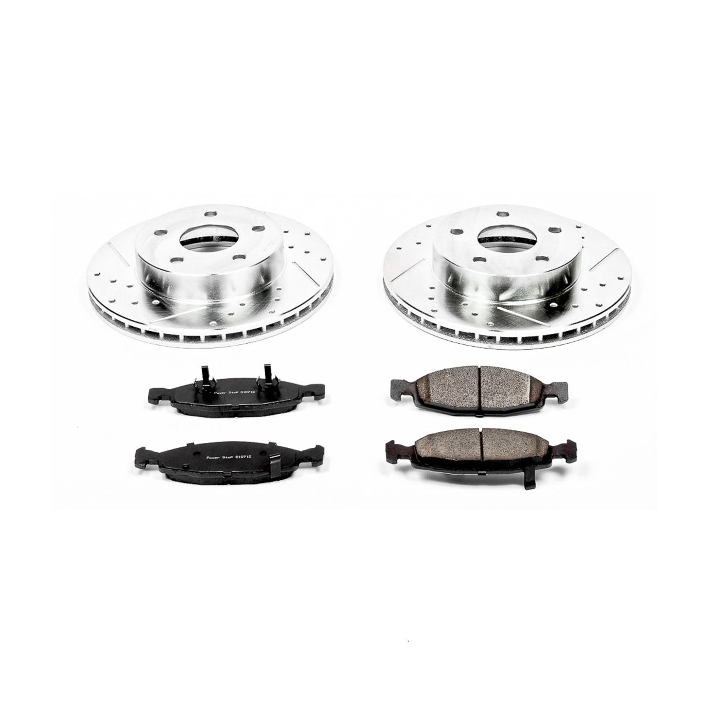 Power Stop K2147 Power Stop Z23 Evolution Sport Brake Upgrade Kits Summit Racing
