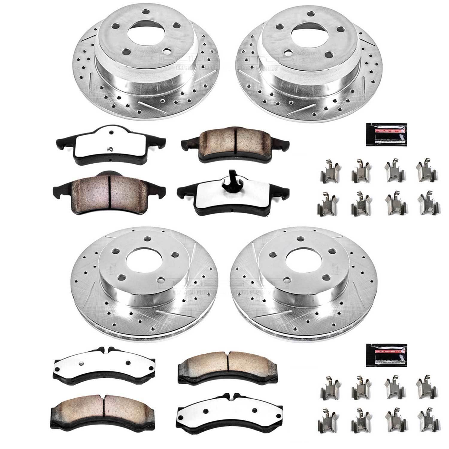 Power Stop 99-04 Jeep Grand Cherokee Front & Rear Z36 Truck & Tow Brake Kit (1x psbK2151-36, 1x psbK2149-36) thumbnail 3