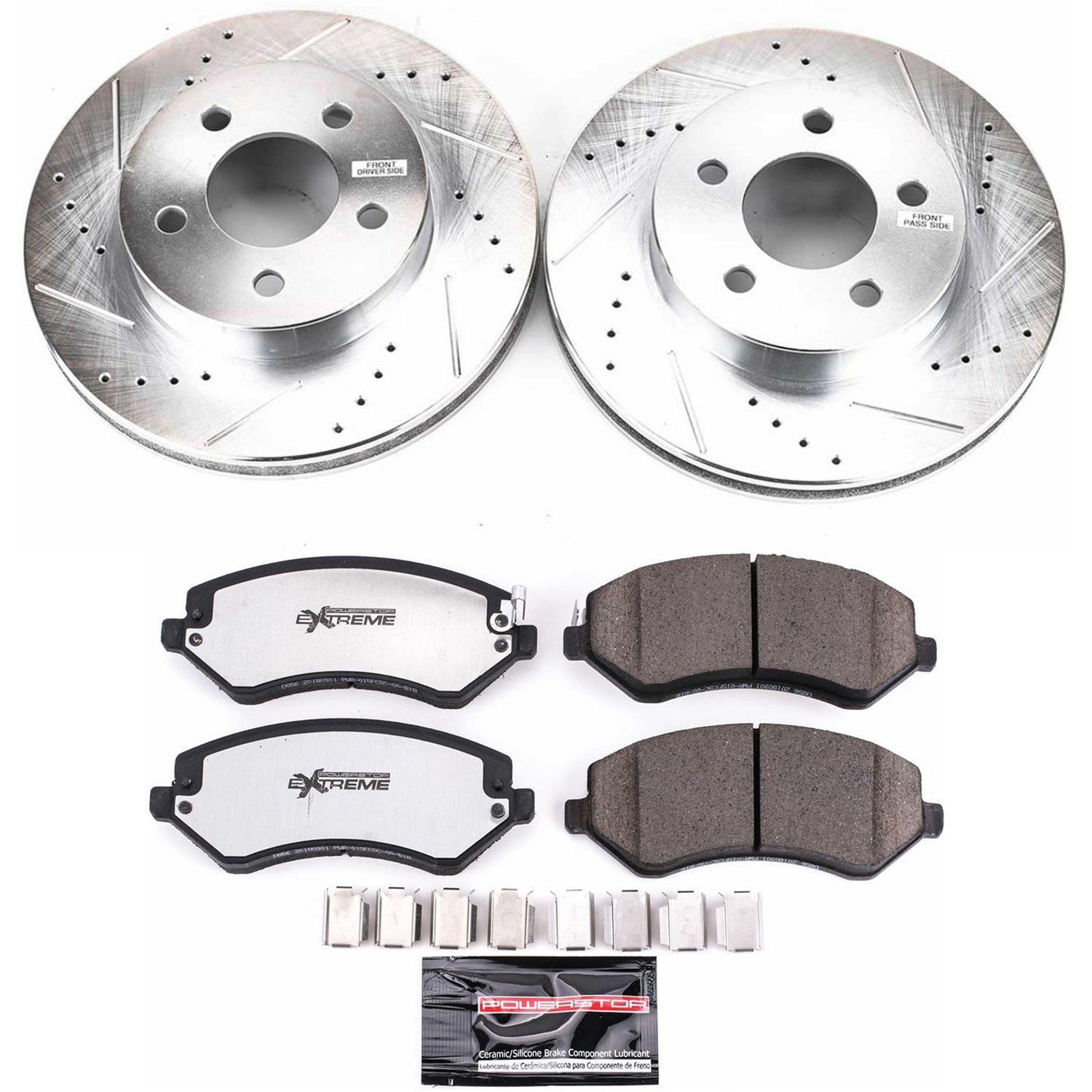 Power Stop 03-07 Jeep Liberty Front & Rear Z36 Truck & Tow Brake Kit (1x psbK2160-36, 1x psbK2197-36) thumbnail 5