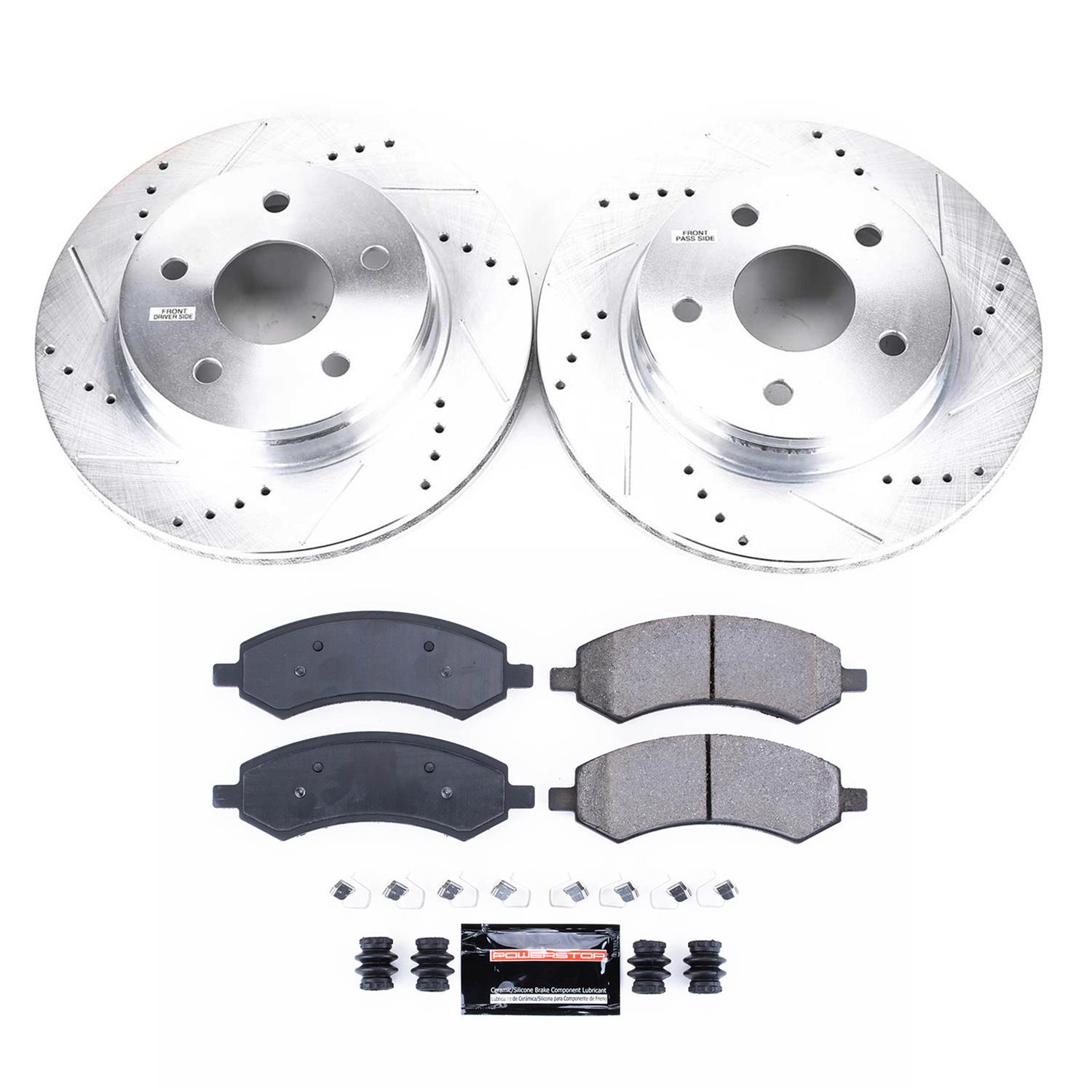 PowerStop KC2164A PowerStop Z23 Evolution Sport Brake Upgrade Kits
