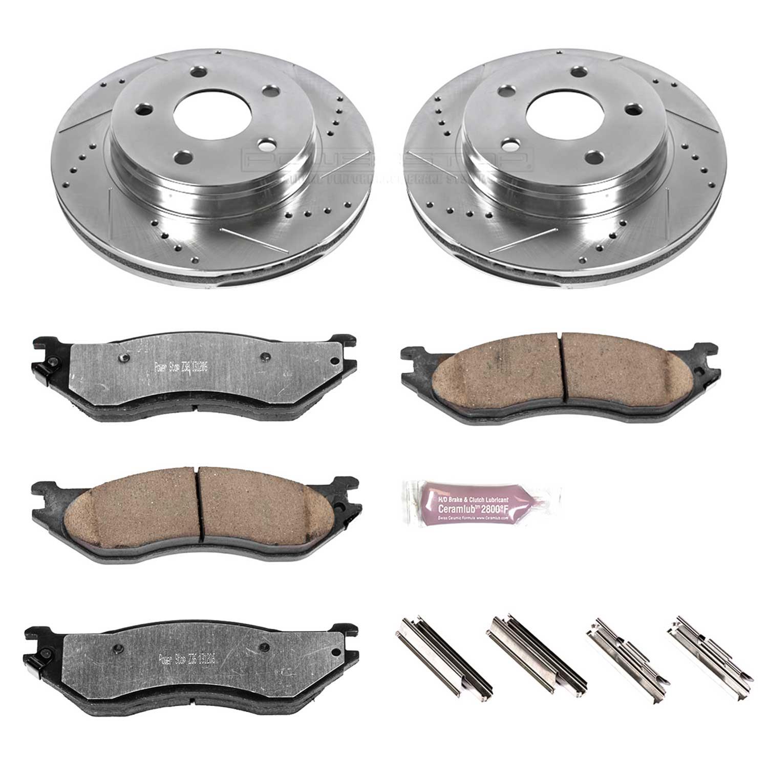 Power Stop K216536 Power Stop Z36 Truck and Tow Brake Upgrade Kits