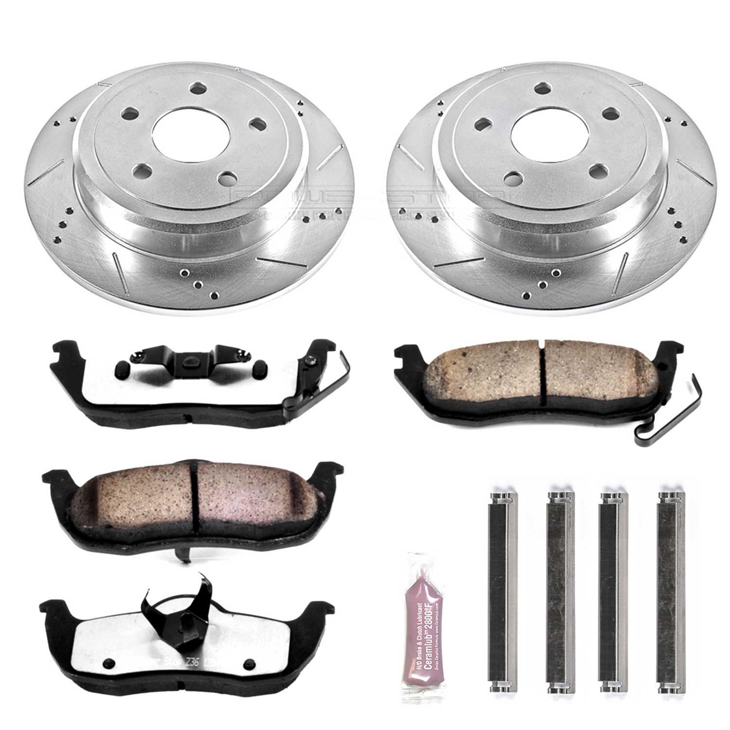 Power Stop K222136 Power Stop Z36 Truck and Tow Brake Upgrade Kits