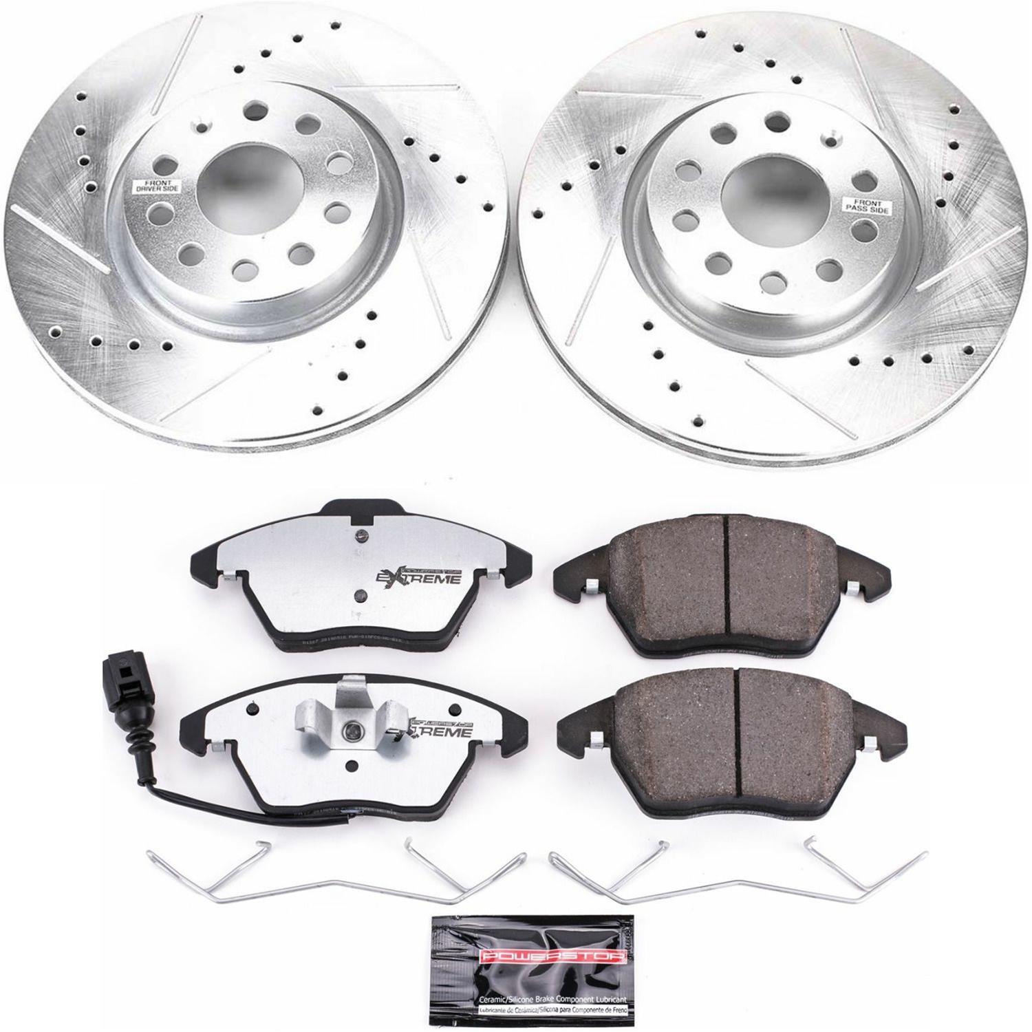 Power Stop 10-12 Audi A3 Front & Rear Z26 Street Warrior Brake Kit (1x psbK2259-26, 1x psbK5667-26) thumbnail 5