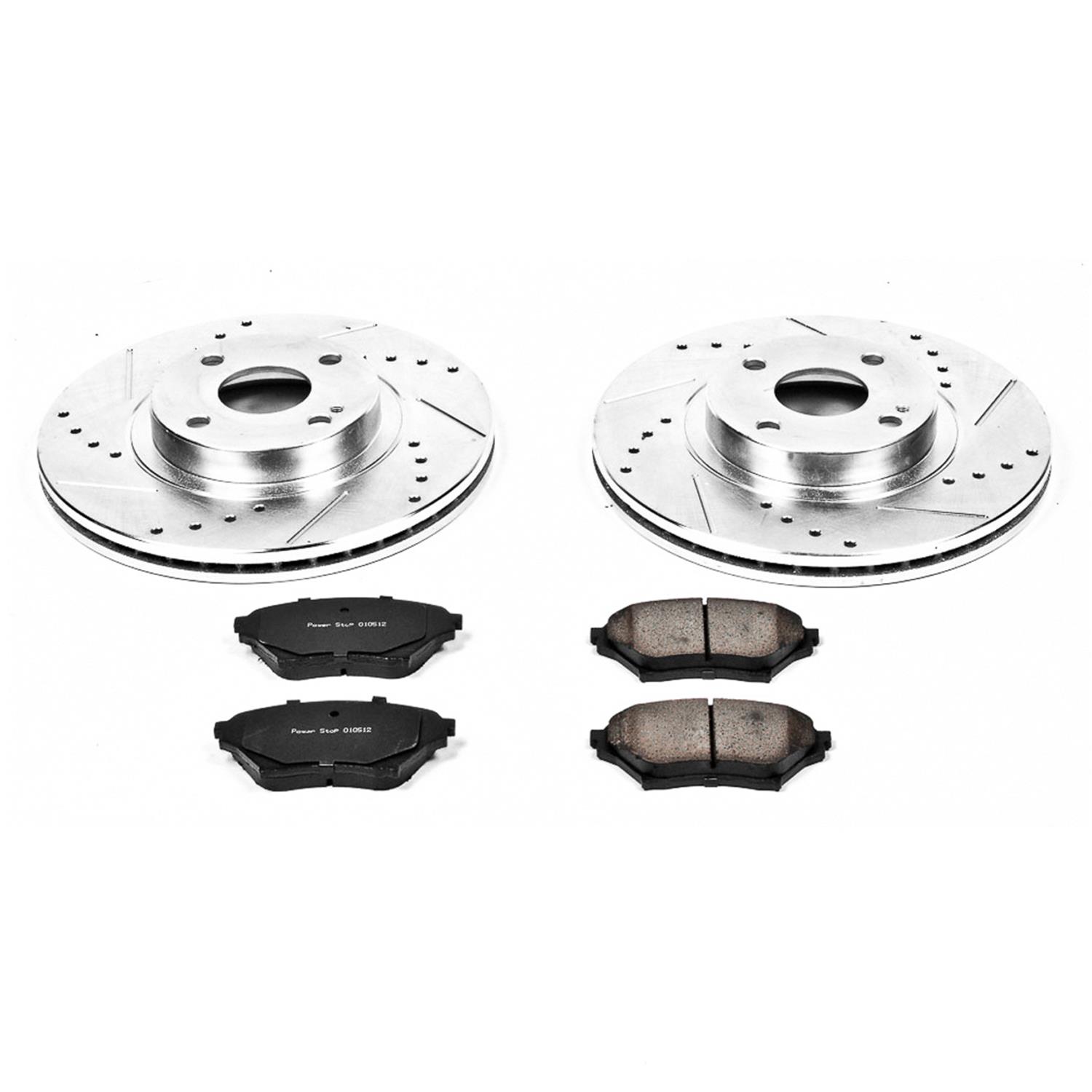Power Stop 01-05 Mazda Miata Front Z23 Evolution Sport Brake Kit w/Calipers (1x psbS2812, 1x psbK2353) thumbnail 5