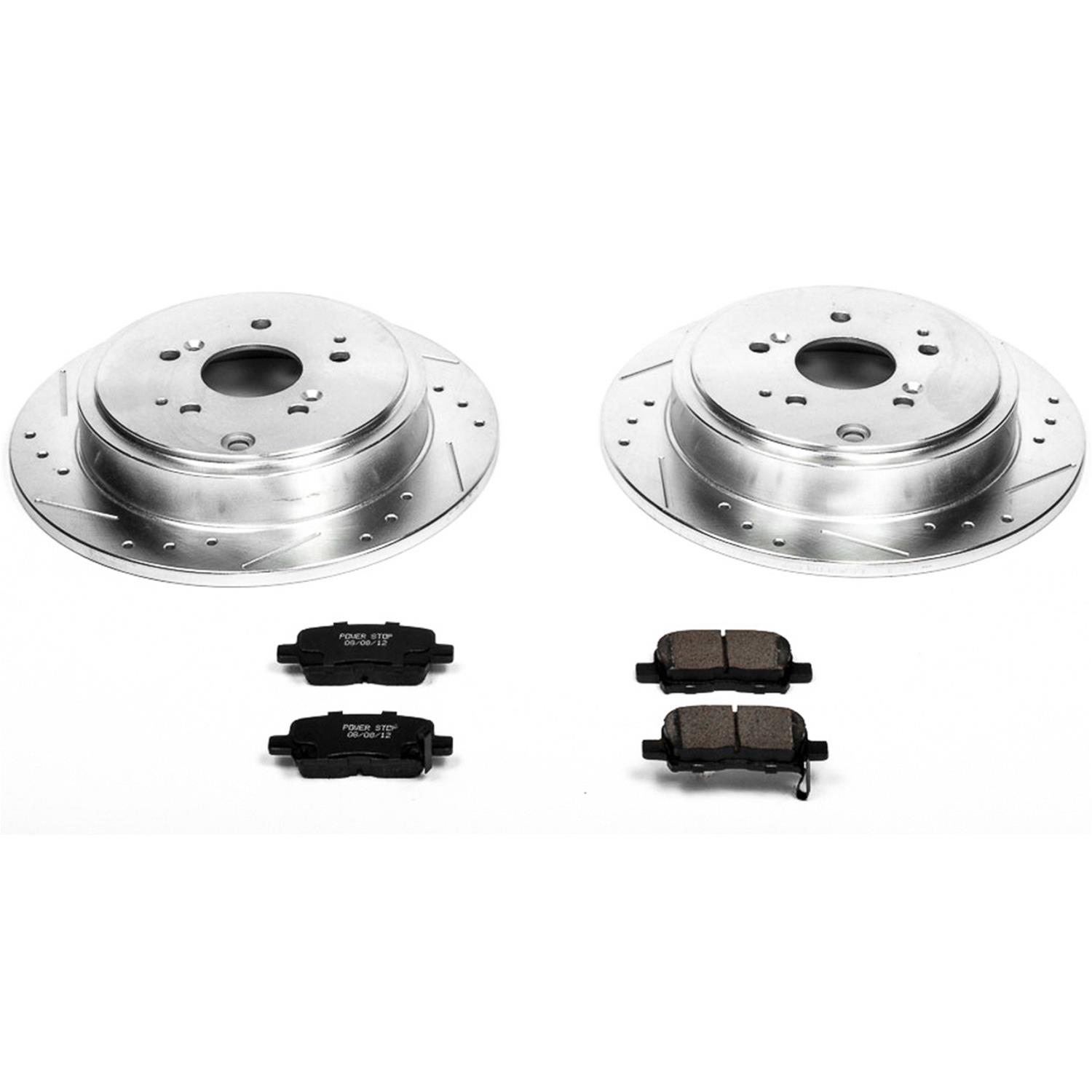 Power Stop K2382 Power Stop Z23 Evolution Sport Brake Upgrade Kits Summit Racing