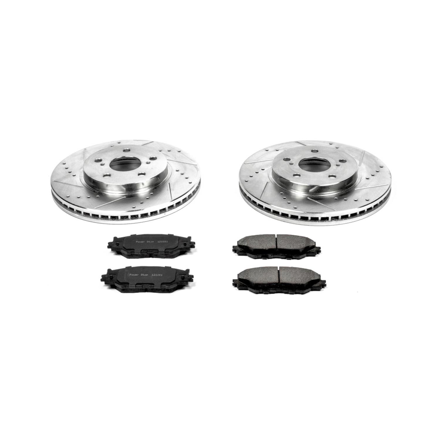 Power Stop 14-15 Lexus IS250 Front & Rear Z23 Evolution Sport Brake Kit (1x psbK2406, 1x psbK6928) thumbnail 4