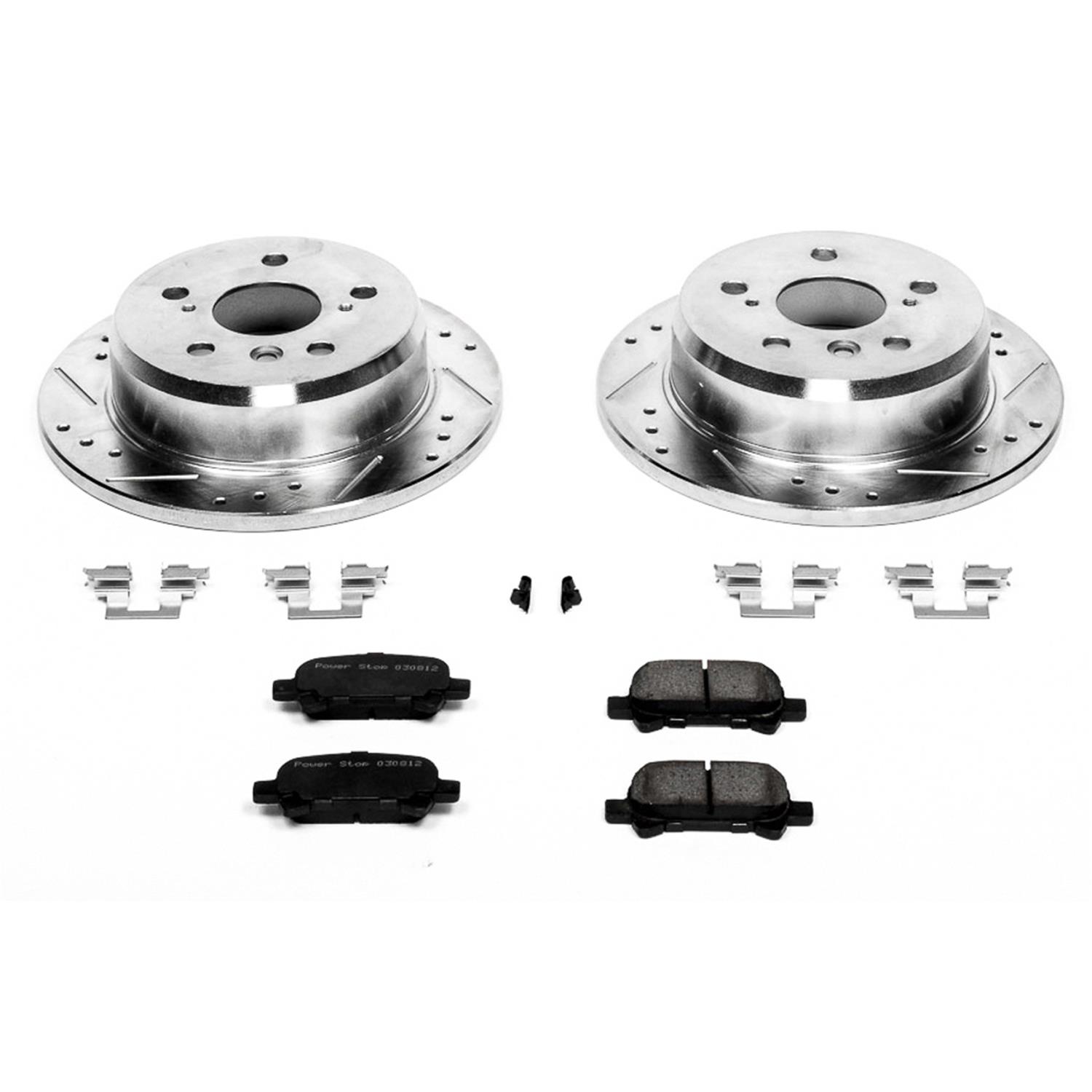Power Stop K2417 Power Stop Z23 Evolution Sport Brake Upgrade Kits