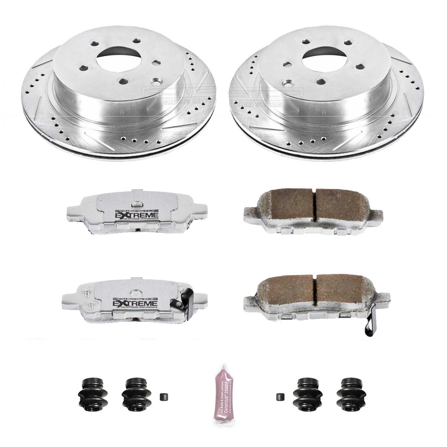 Power Stop K2427 26 Power Stop Z26 Street Warrior Brake Upgrade Kits 