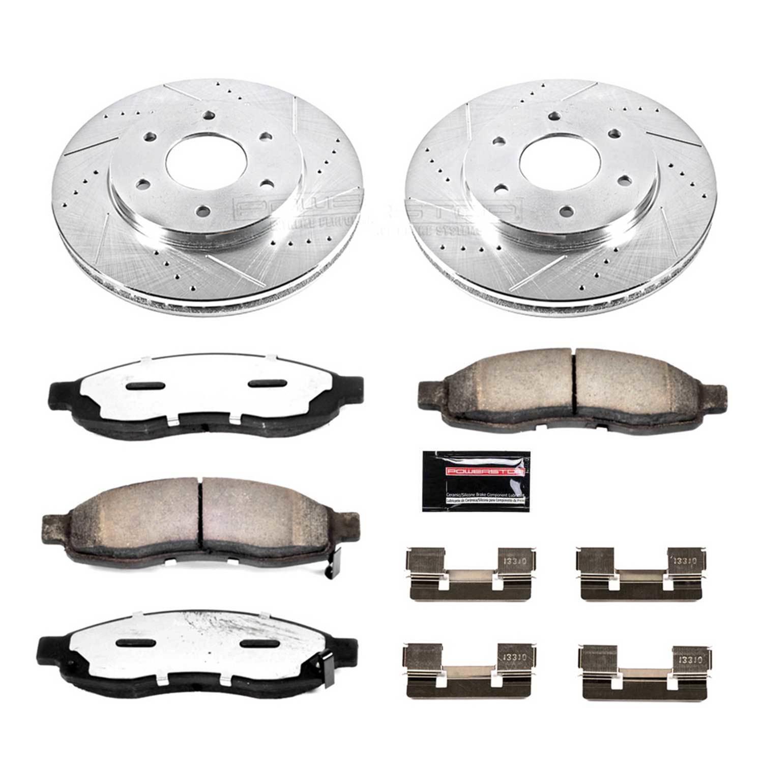 Power Stop 04-05 Infiniti QX56 Front & Rear Z36 Truck & Tow Brake Kit (1x psbK2442-36, 1x psbK2445-36) thumbnail 6
