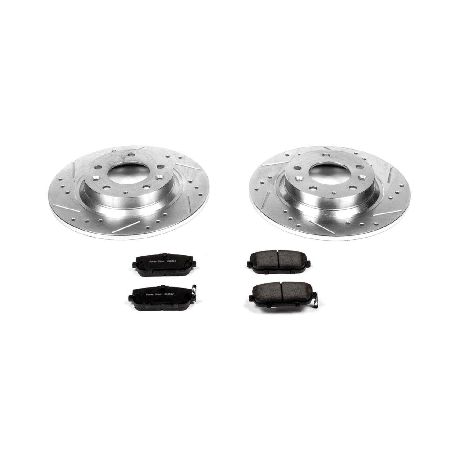 Power Stop 06-15 Mazda MX-5 Miata Front & Rear Z23 Evolution Sport Brake Kit w/Calipers (1x psbK4659, 1x psbK2451, 1x psbS3322, 1x psbS3316) thumbnail 7