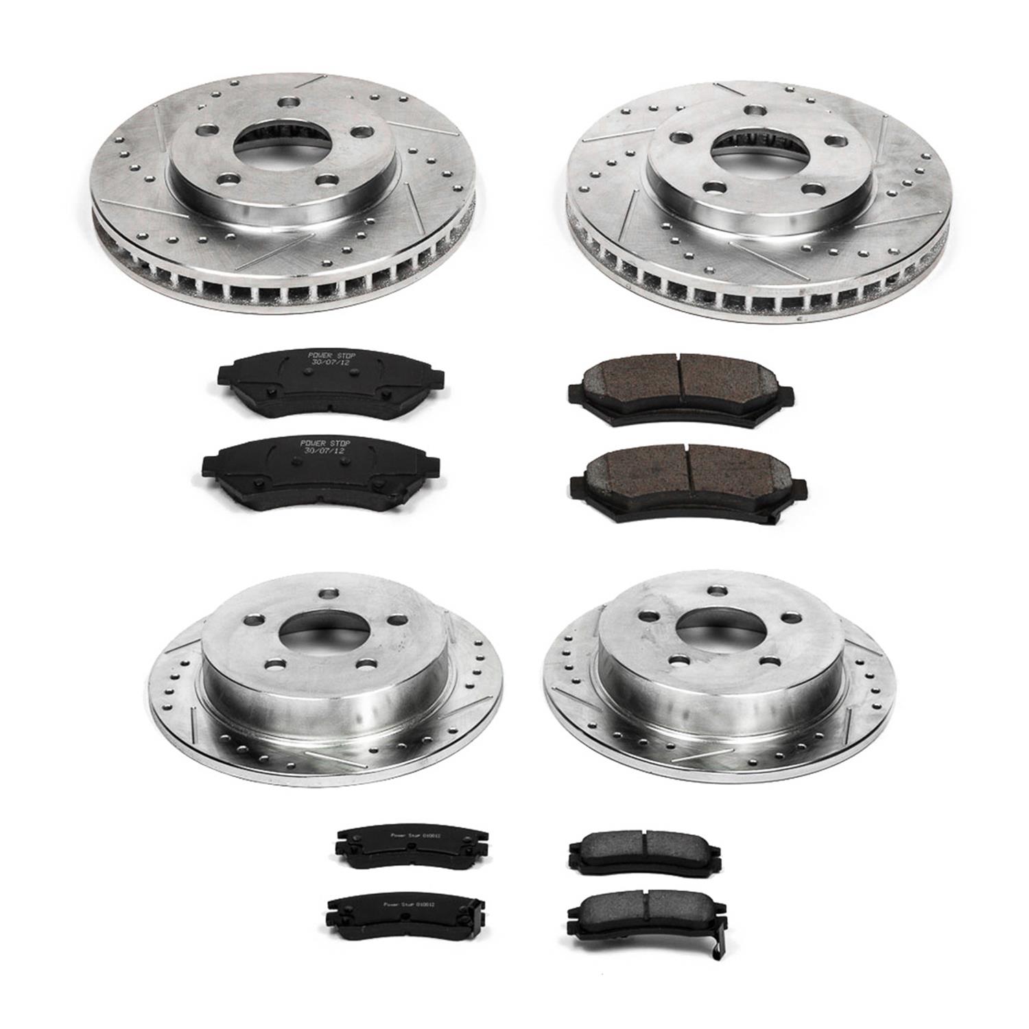 Power Stop 04-05 Buick Century Front & Rear Z23 Evolution Sport Brake Kit (1x psbK1558, 1x psbK2553) thumbnail 3