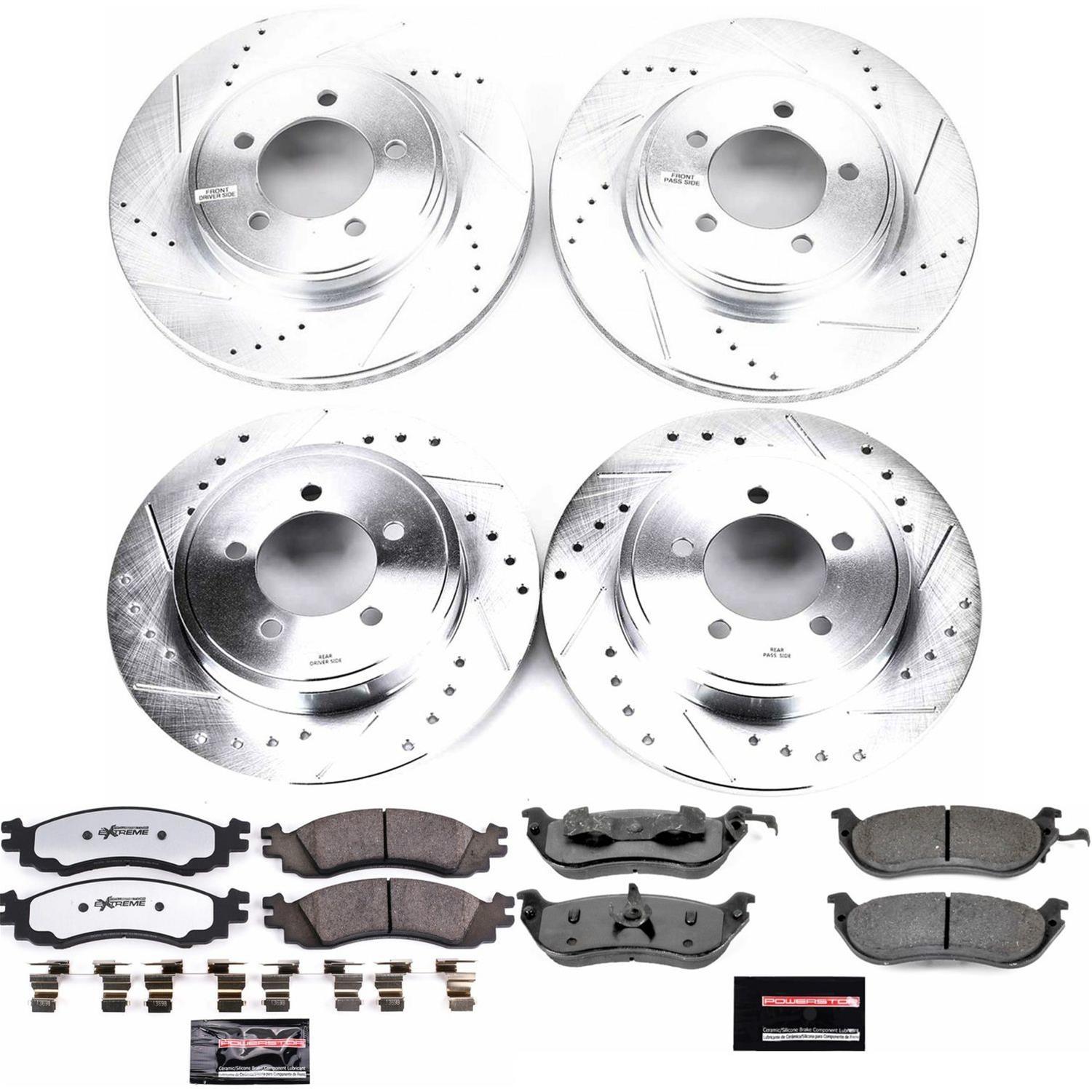 Power Stop 2006 Mercury Mountaineer Front & Rear Z36 Truck & Tow Brake Kit (1x psbK3150-36, 1x psbK1441-36) thumbnail 4